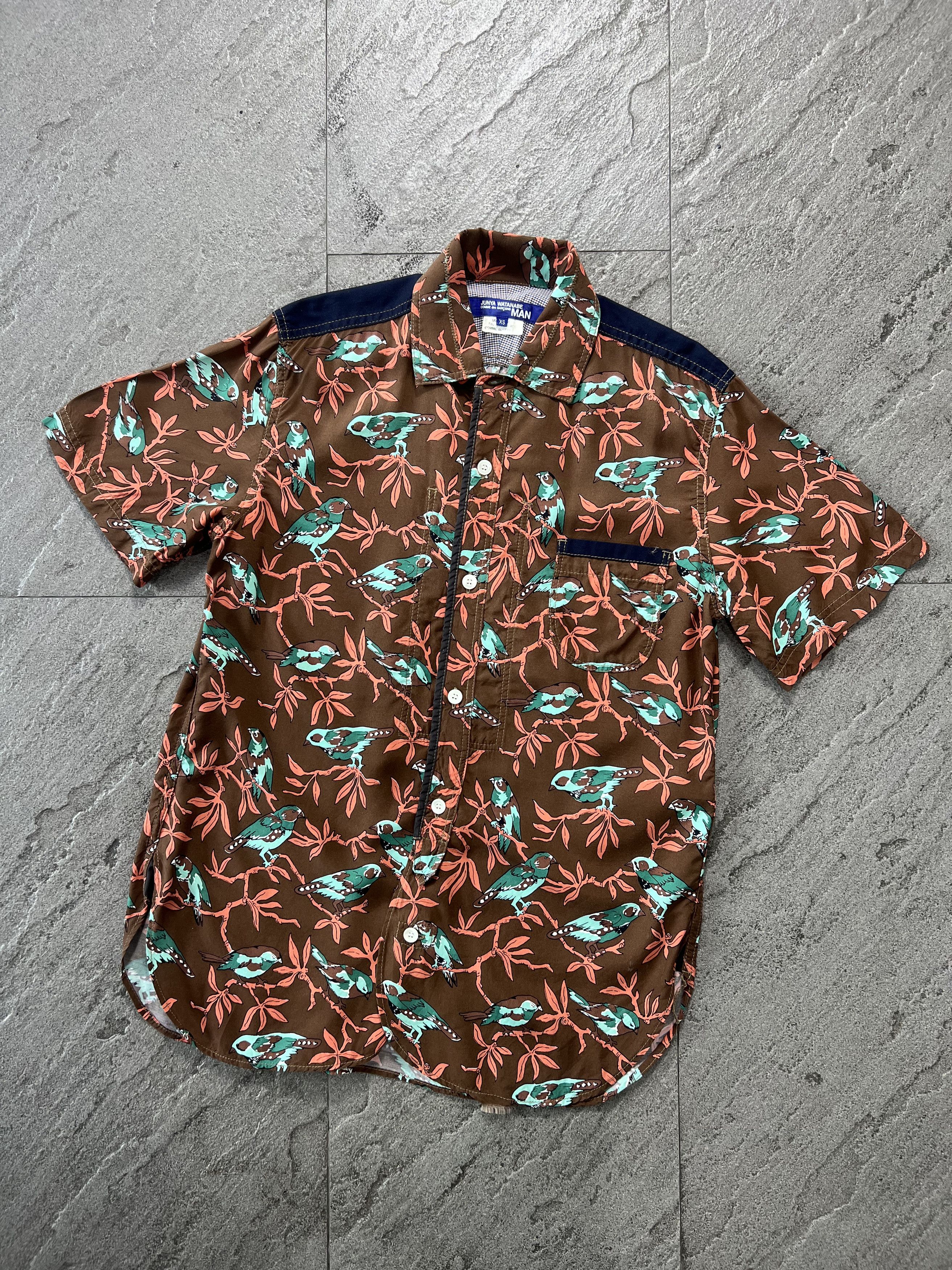 Junya Watanabe Junya Watanabe MAN Comme des Garçons SS17 Aloha Floral Shirt Size US XS / EU 42 / 0 - 1 Thumbnail