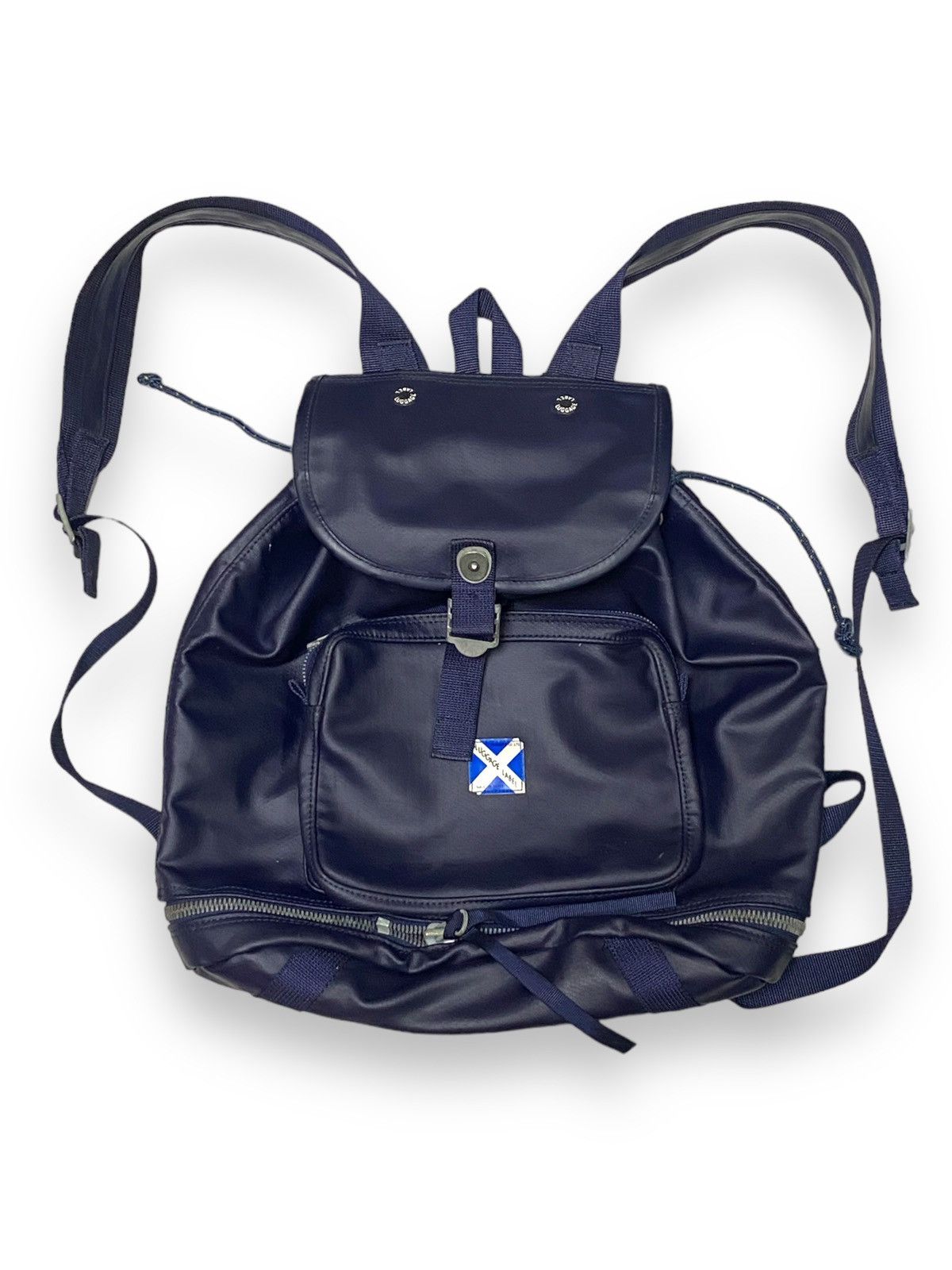 image of Head Porter x Porter Luggage Label Backpack in Navy, Men's