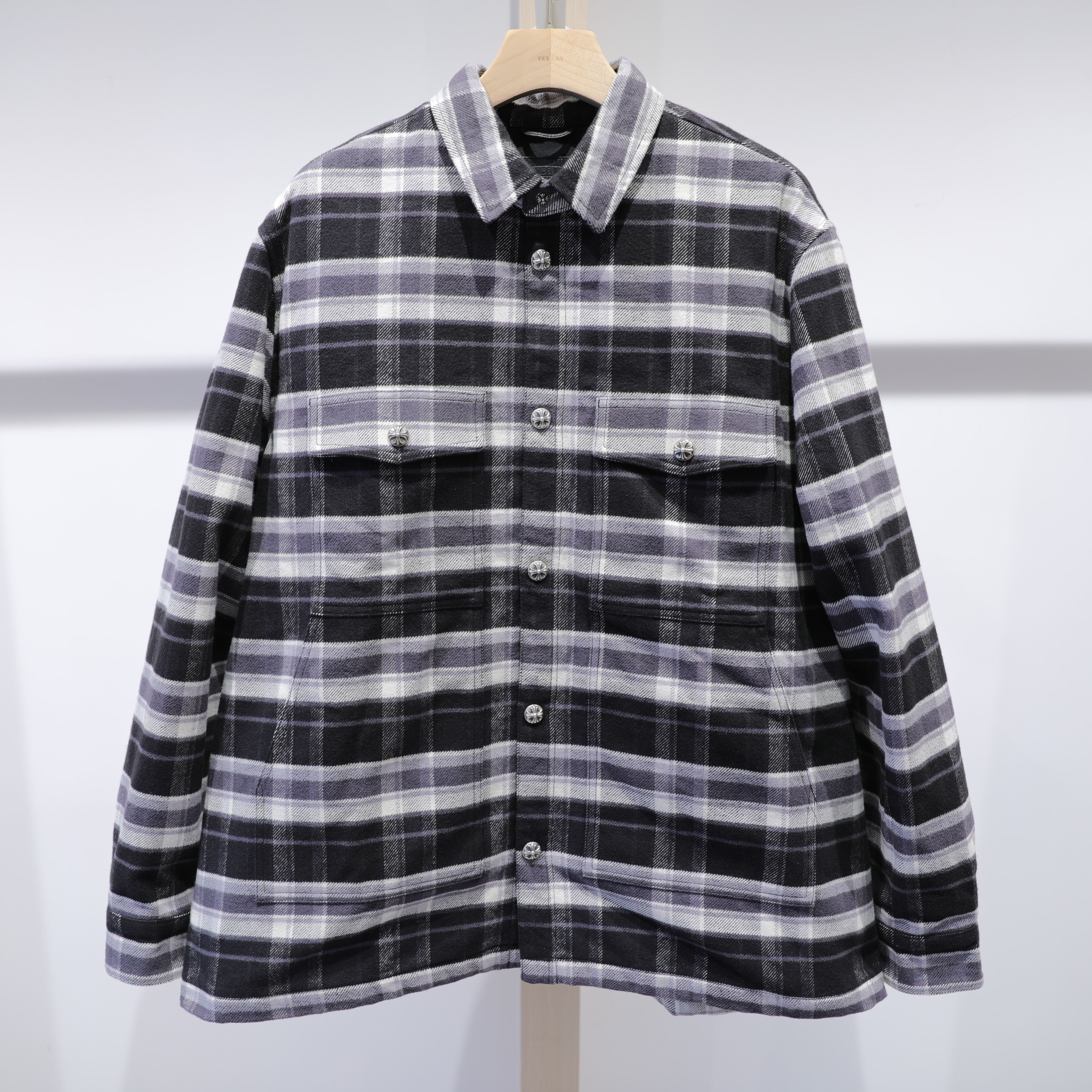 Chrome Hearts Chrome Hearts Work Dog Quilted Flannel Jacket Size US XXL / EU 58 / 5 - 1 Thumbnail