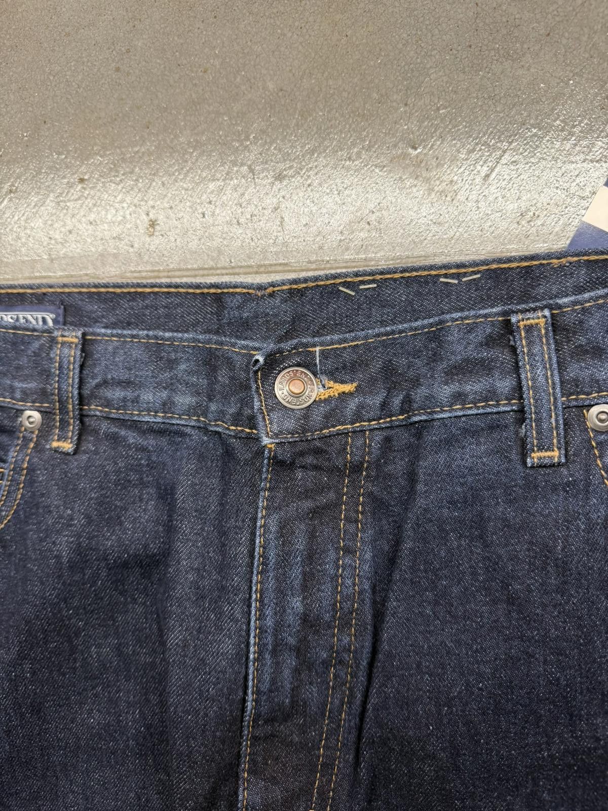 Lands' End Vintage 90s Land's End Relaxed Fit Indigo Womens Jeans NWT Size US 34 / EU 50 - 2 Thumbnail