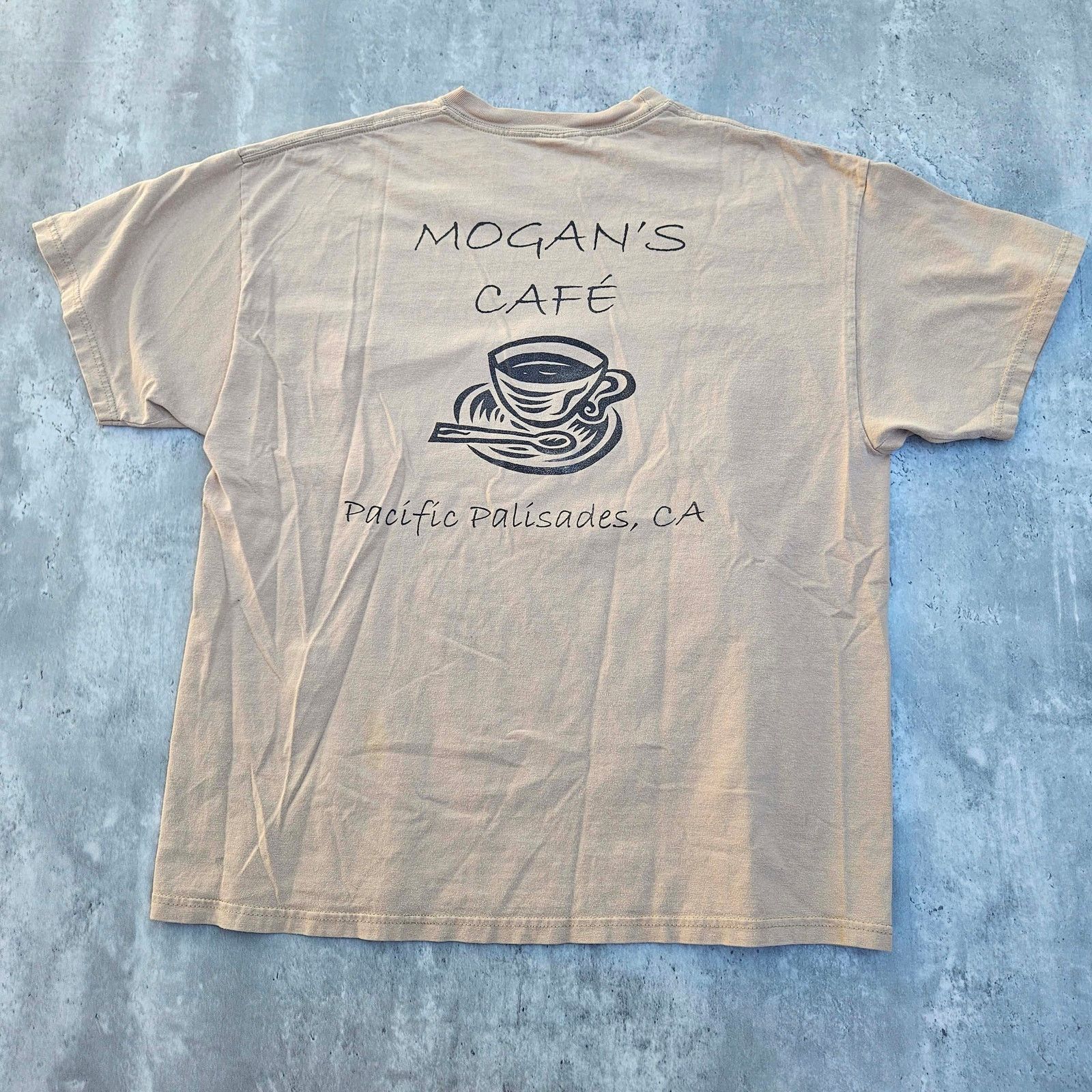 Hanes Vintage Y2K Mocha Brown Coffee Shop Shirt Size XL Size US XL / EU 56 / 4 - 6 Thumbnail