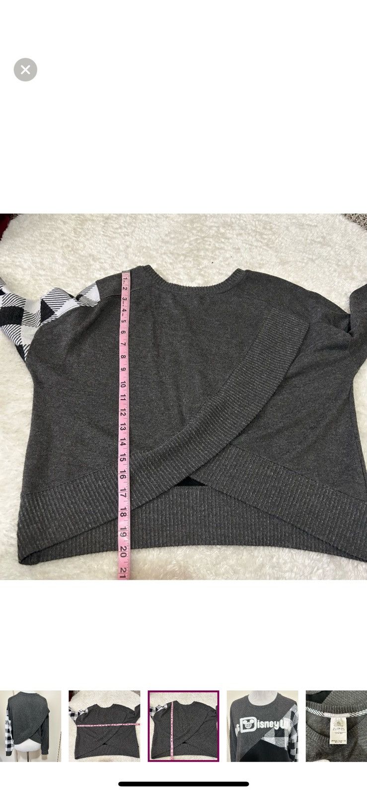 Disney Disney small Walt Disney world colorblock sweater Size S / US 4 / IT 40 - 2 Thumbnail