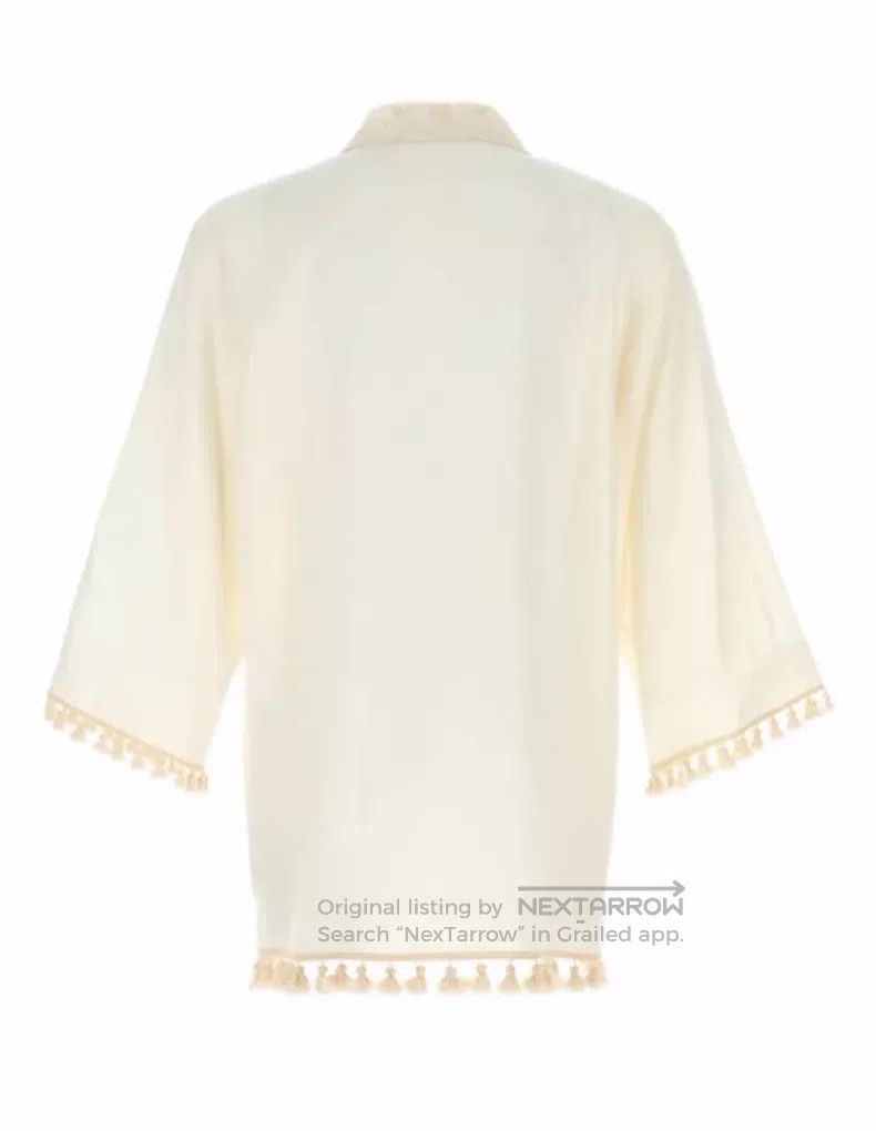 Valentino Valentino Linen embroidered long-sleeved shirt Size S / US 4 / IT 40 - 9 Thumbnail
