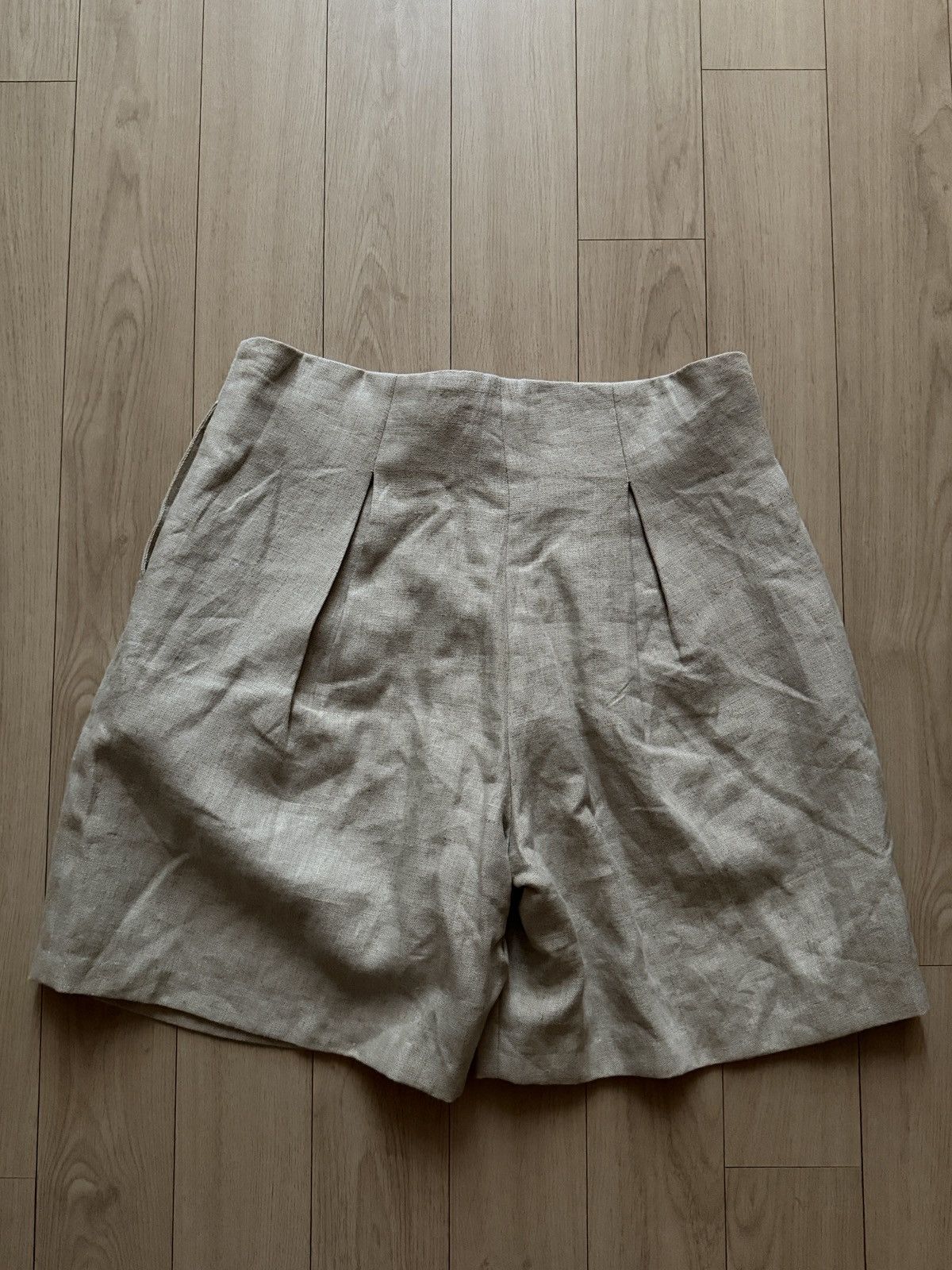Rhude Pleated Linen Shorts Size 31" - 5 Thumbnail