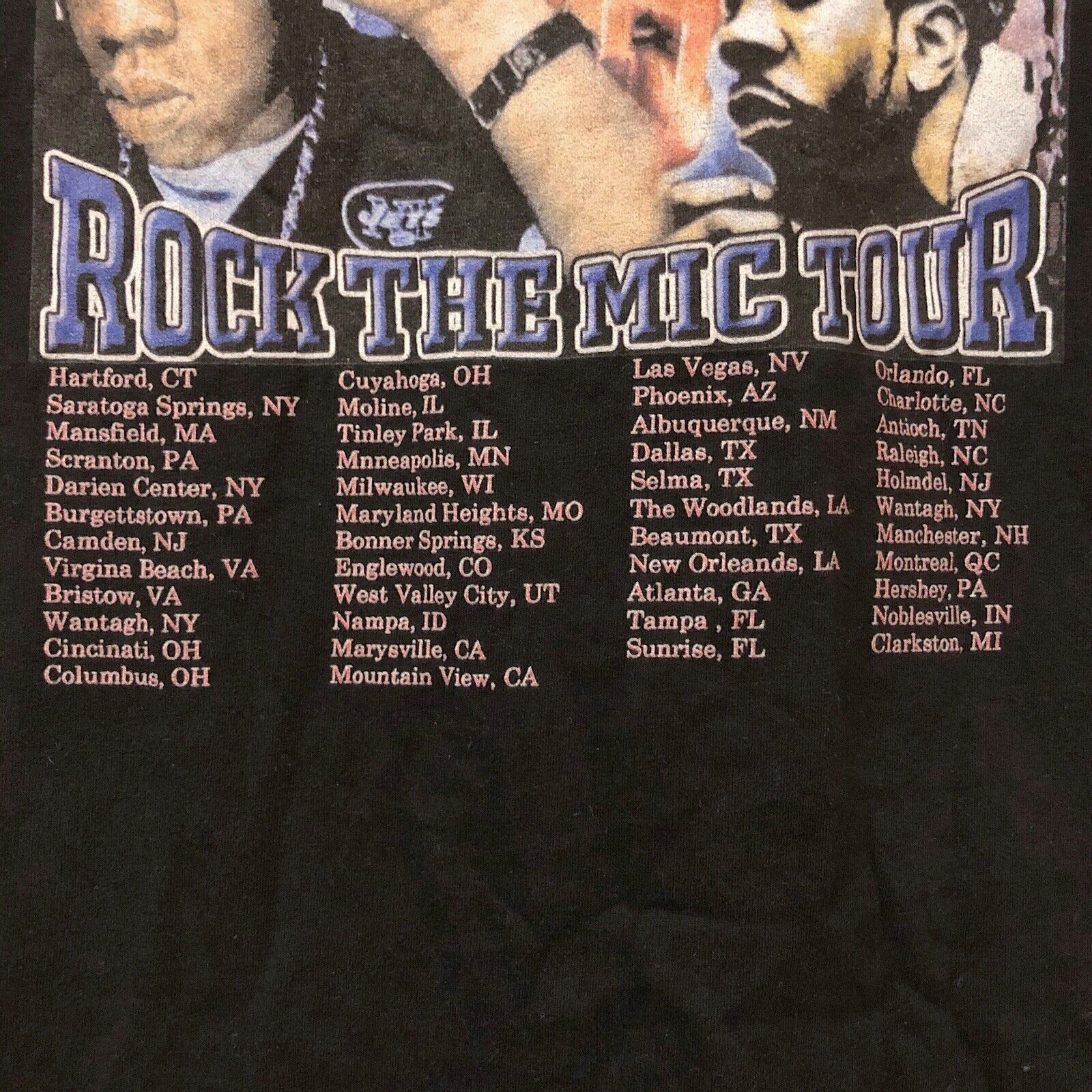 Gildan 2003 Roc The Mic Tour T Shirt VTG Merch Jay Z 50 Cent Rare M Size US M / EU 48-50 / 2 - 5 Thumbnail