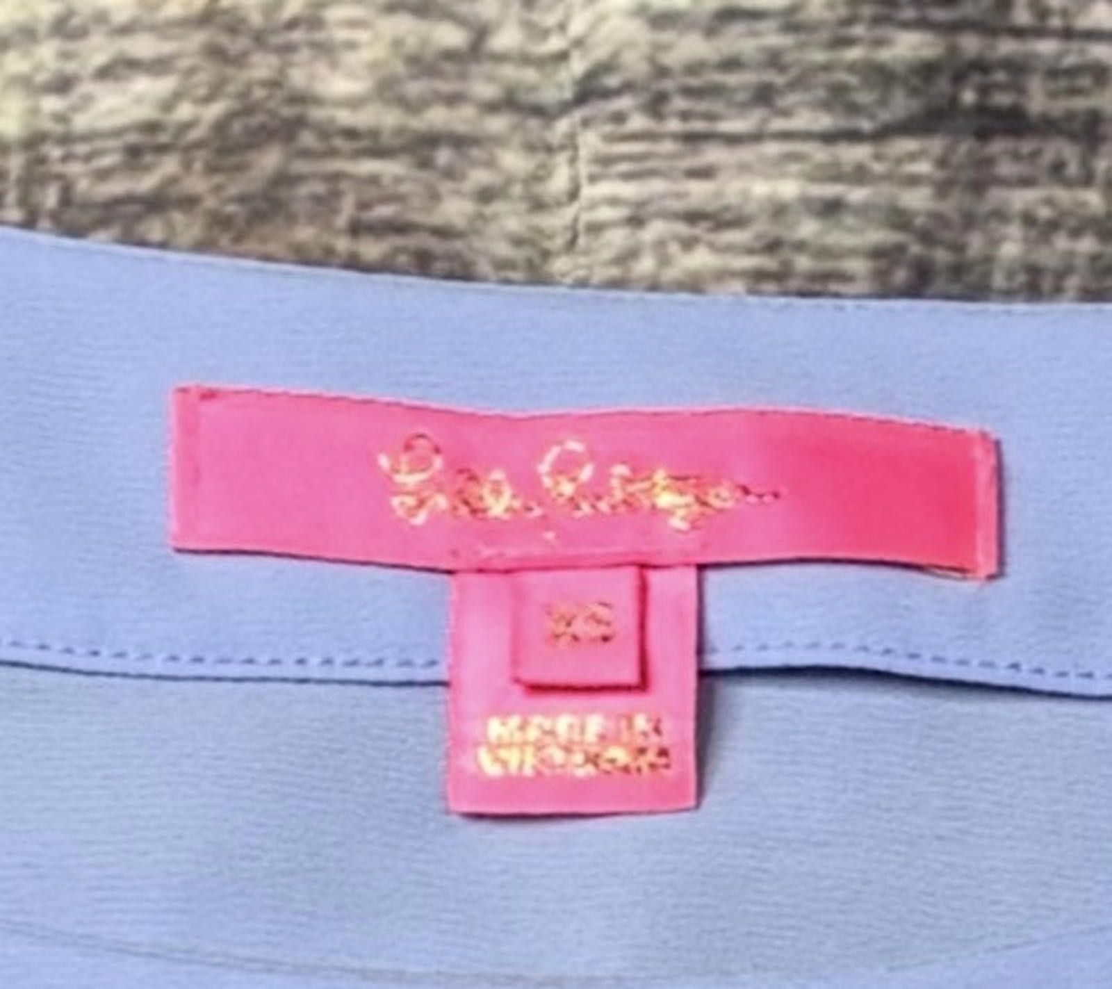Lilly Pulitzer Lilly Pulitzer Top Women's XS Tie Sleeve Periwinkle Langston Size XS / US 0-2 / IT 36-38 - 2 Thumbnail
