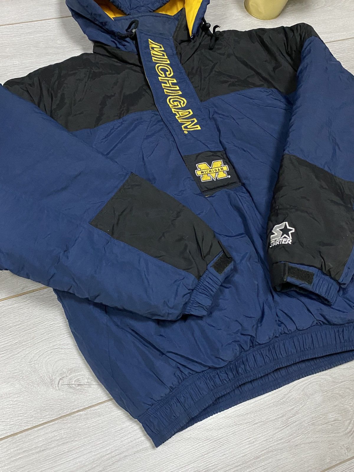 Starter Vintage Starter University of Michigan Jacket Size US L / EU 52-54 / 3 - 10 Thumbnail