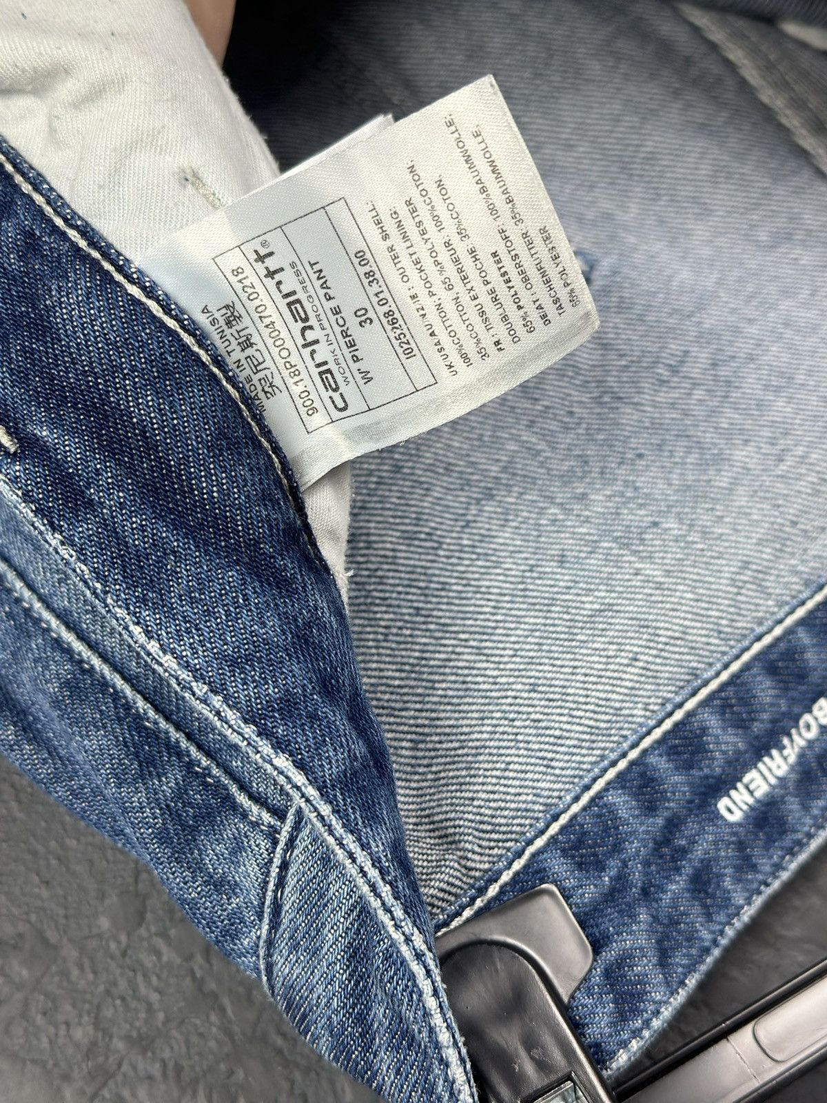 Carhartt × Vintage Vintage Carhartt Jeans Blue Denim Cargo Size US 30 / EU 46 - 7 Thumbnail