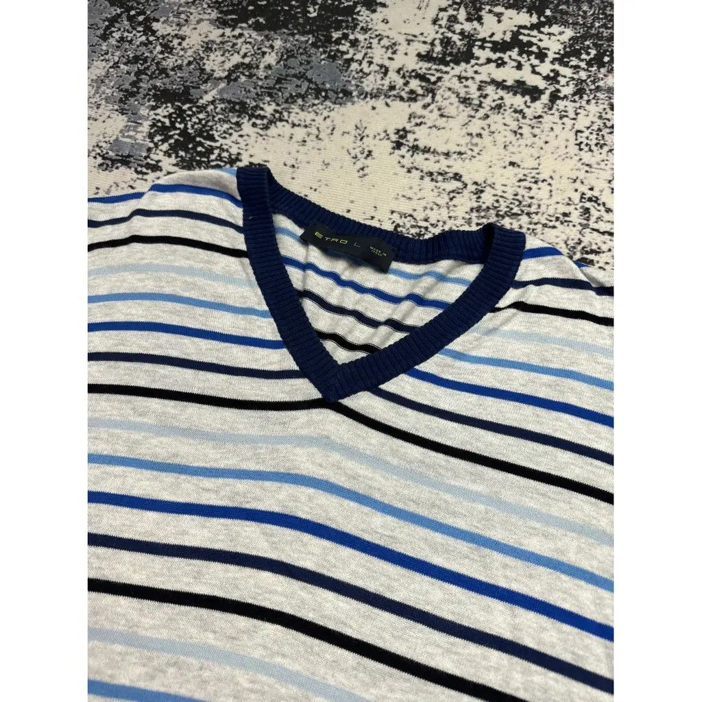Etro Etro Jumper Striped Multicolour Size L Size US L / EU 52-54 / 3 - 3 Thumbnail