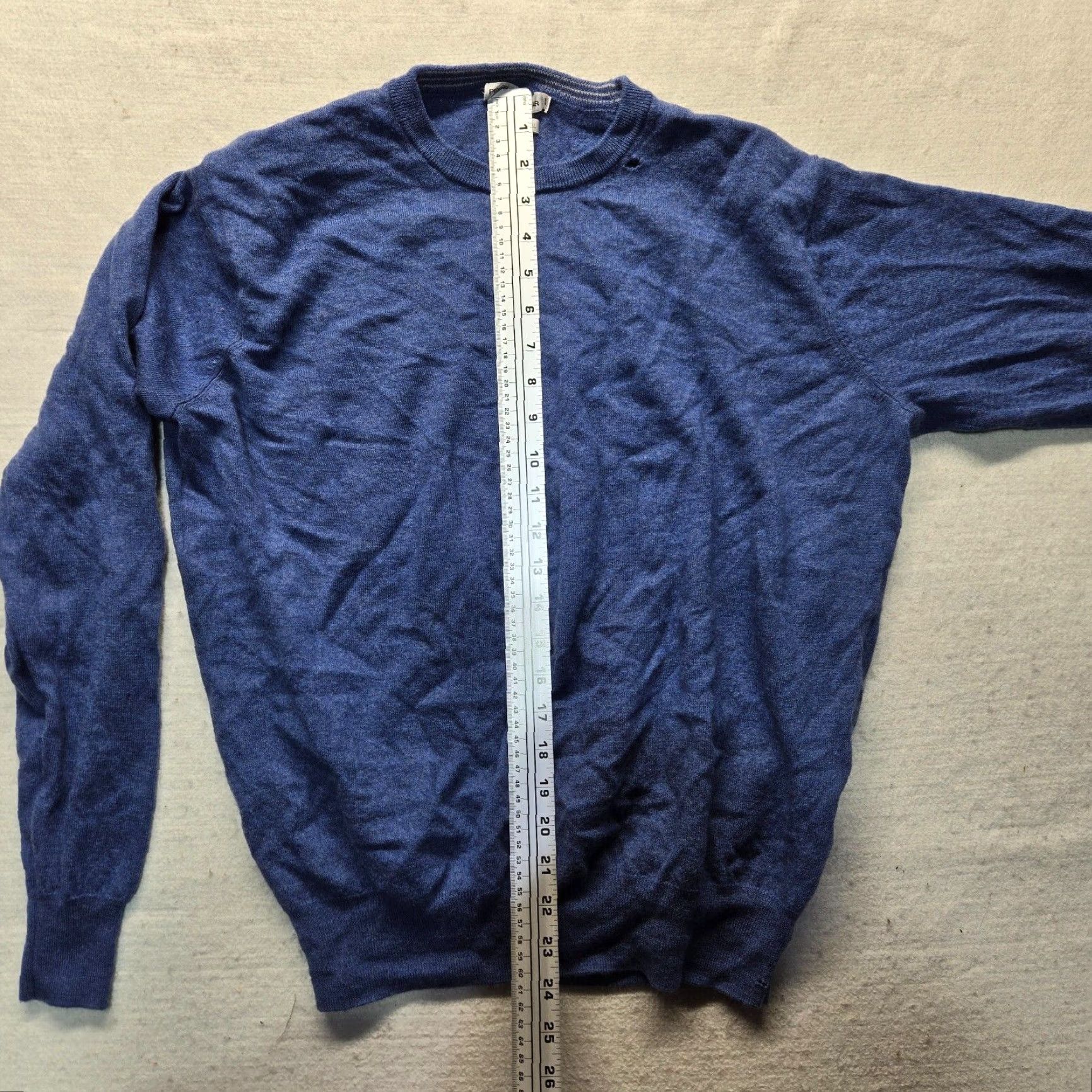 Peter Millar Peter Millar Sweater Shirt Mens XL Blue Merino Wool Long Sleeve Knit Pullover Crew Neck Casual Classic Winter Size US XL / EU 56 / 4 - 6 Thumbnail