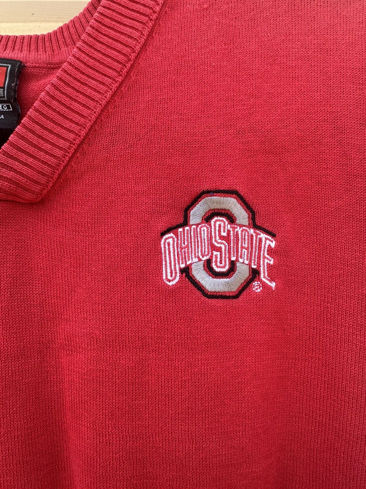 NCAA × Nike Nike Ohio State Buckeyes Sweater Vest Size US XL / EU 56 / 4 - 3 Thumbnail