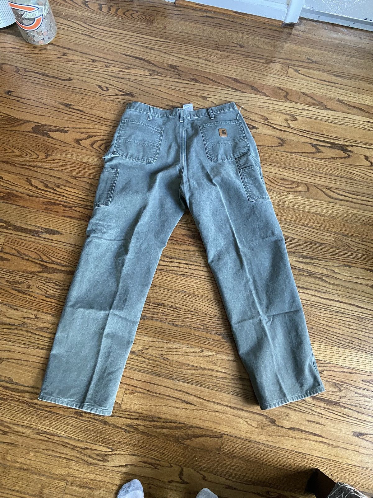 Carhartt × Vintage Vintage green Carhartt jeans Size US 38 / EU 54 - 2 Thumbnail