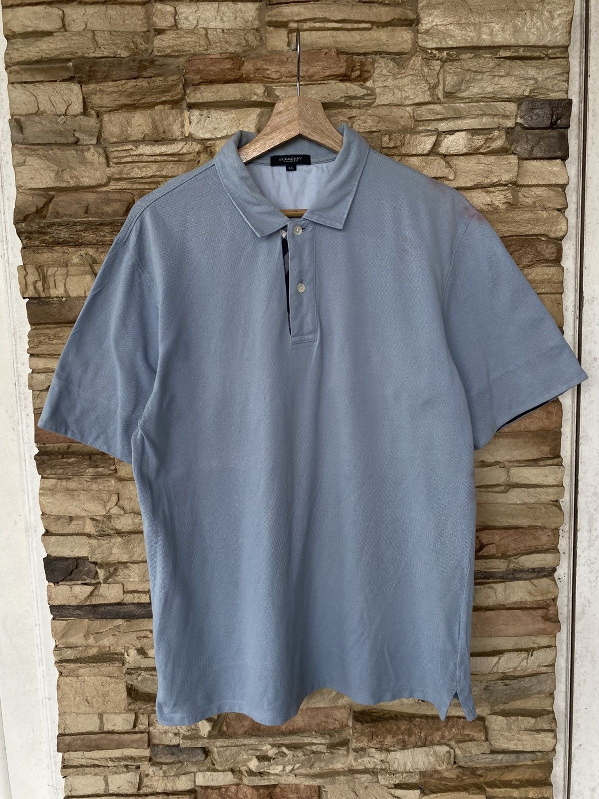 Burberry Vintage Burberry London Checkered Nova Check Polo Shirt Size US L / EU 52-54 / 3 - 3 Thumbnail