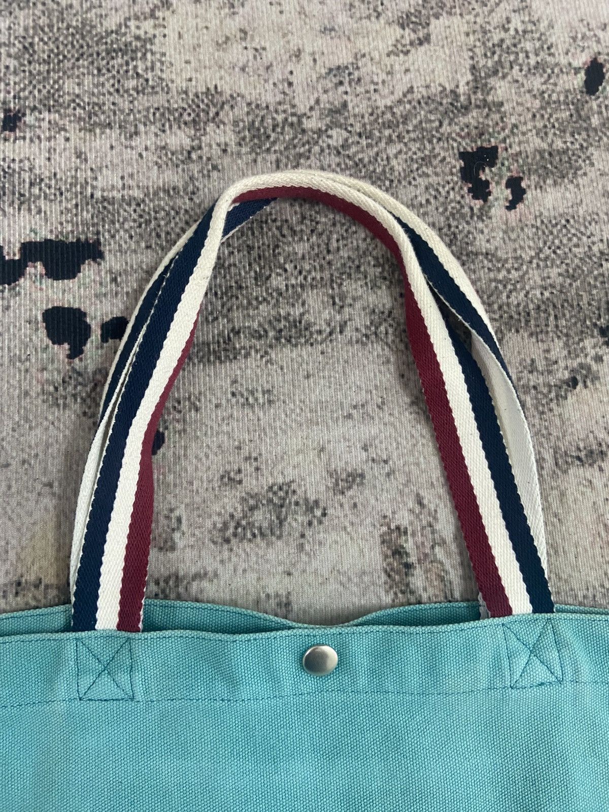 Fred Perry Fred Perry Canvas Tote Bag Teal / Tri-Color Strap Size ONE SIZE - 4 Thumbnail