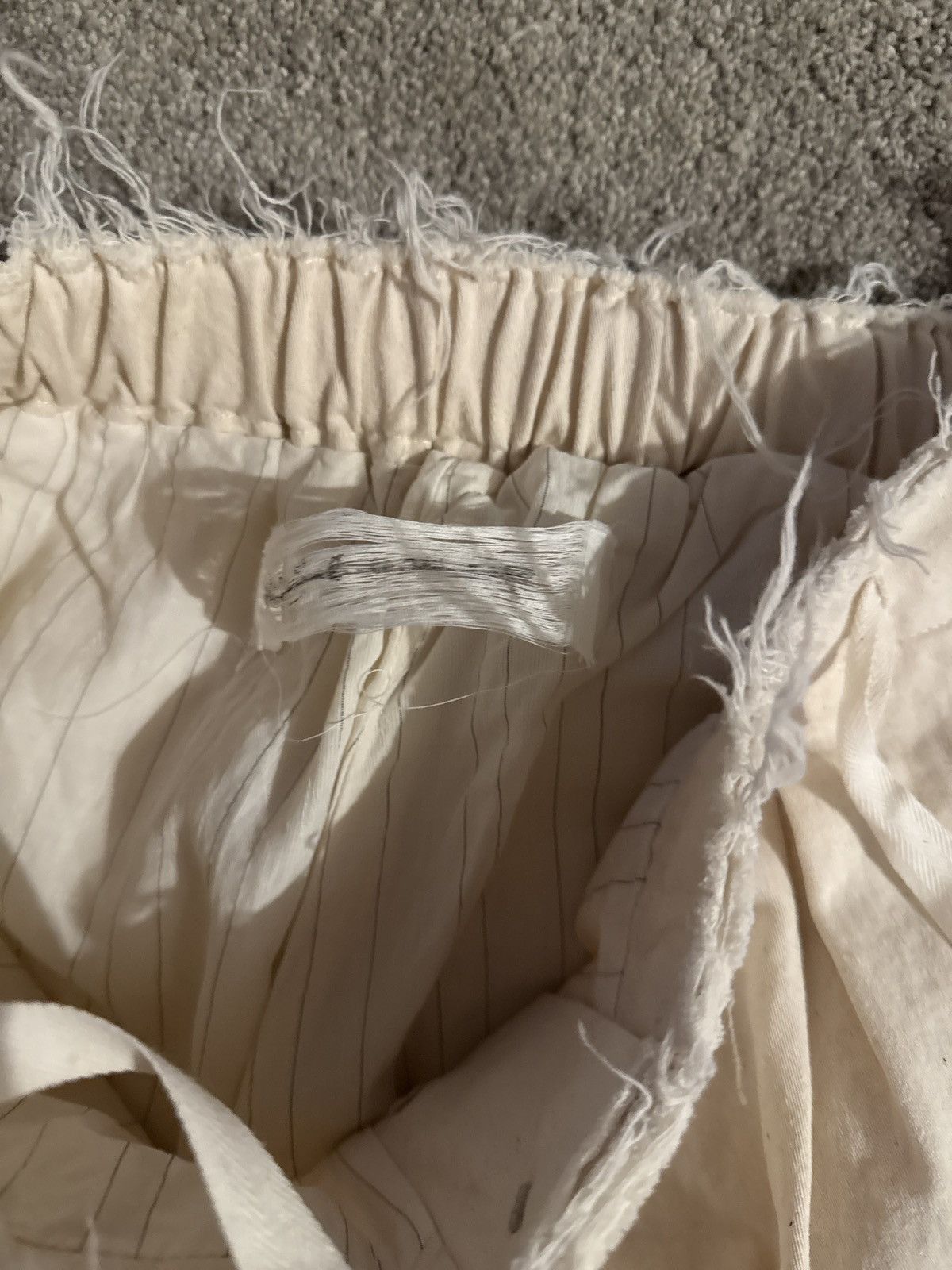 Individual Sentiments Cream Paint trousers Size US 33 - 3 Thumbnail