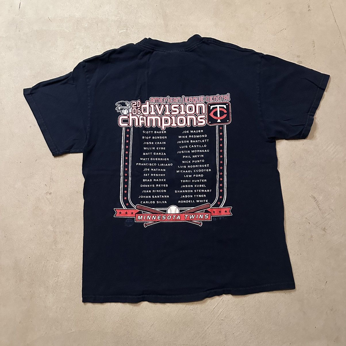 MLB Vintage 2006 MLB Minnesota Twins Division Champs Shirt Size US L / EU 52-54 / 3 - 4 Thumbnail