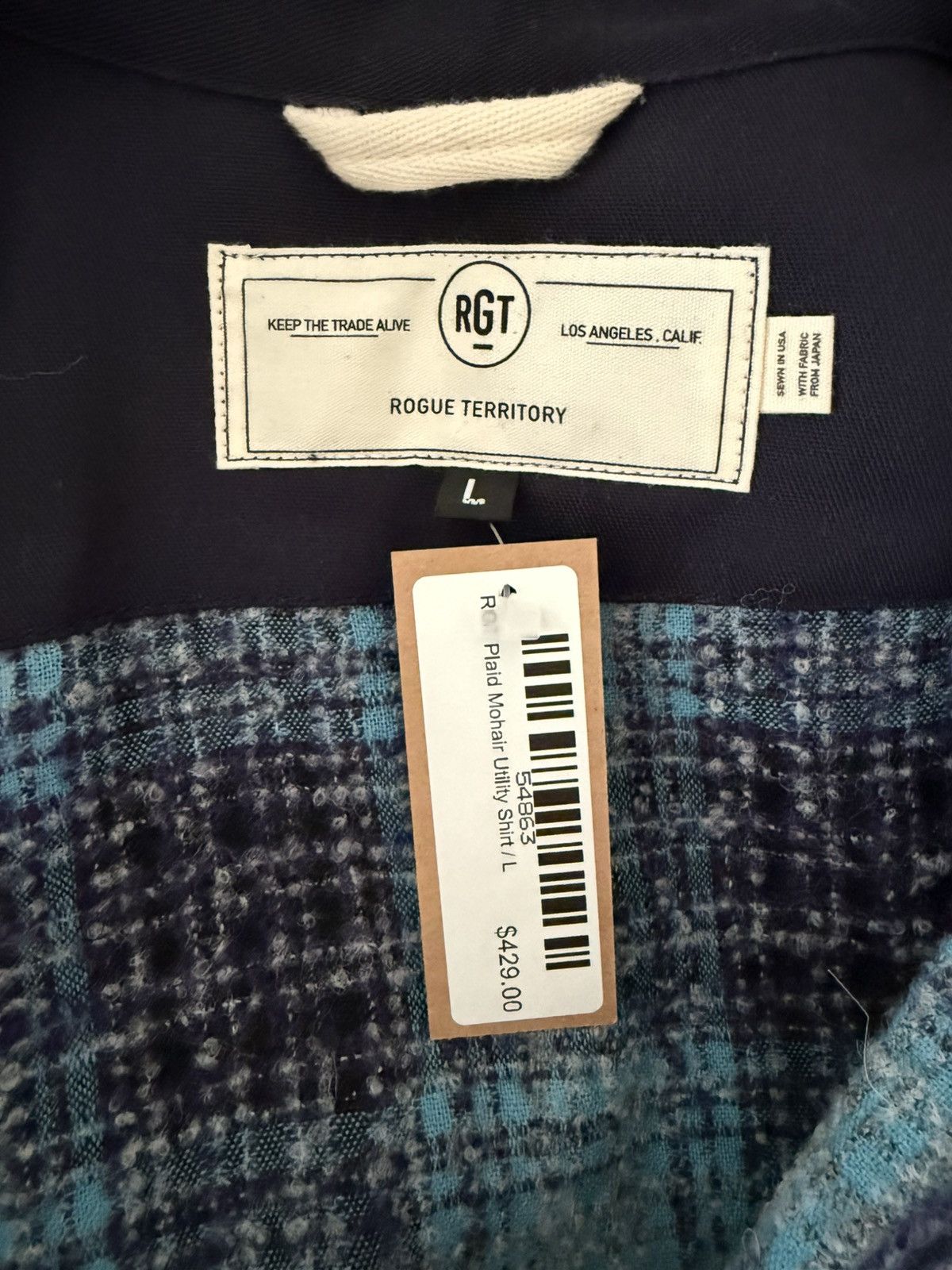 Rogue Territory RGT Mohair shirt Size US L / EU 52-54 / 3 - 4 Thumbnail