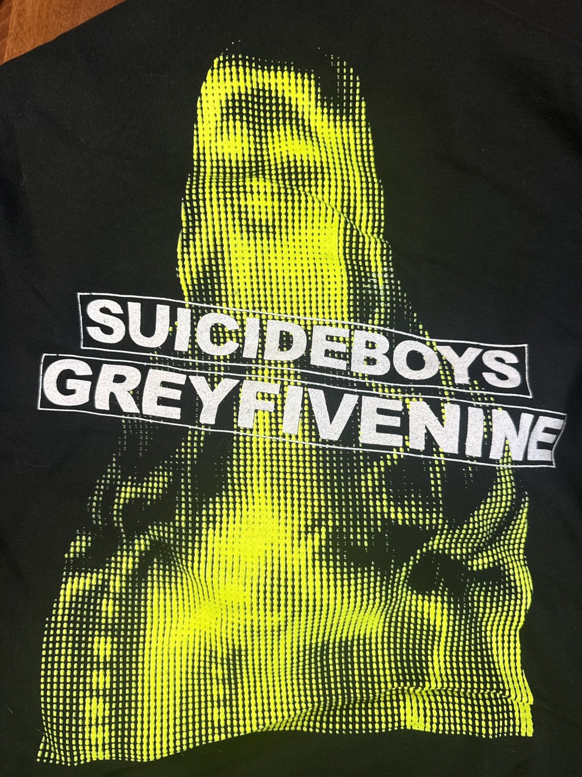 G59 Records $uicideboy$ / G59 “Virgin Mary” Neon Hoodie — Black - XL Size US XL / EU 56 / 4 - 6 Thumbnail