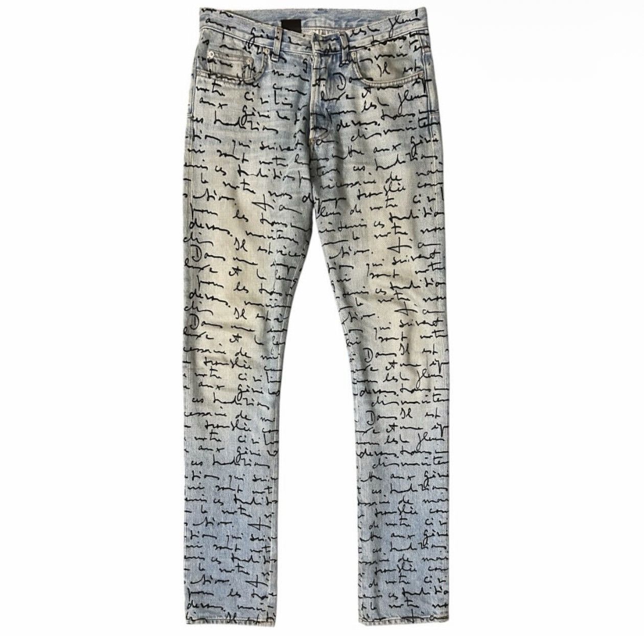 10SS Dior Hommeディオールオム fuel to fire 27 Dior Dior homme SS10 fuel to fire denim | Grailed