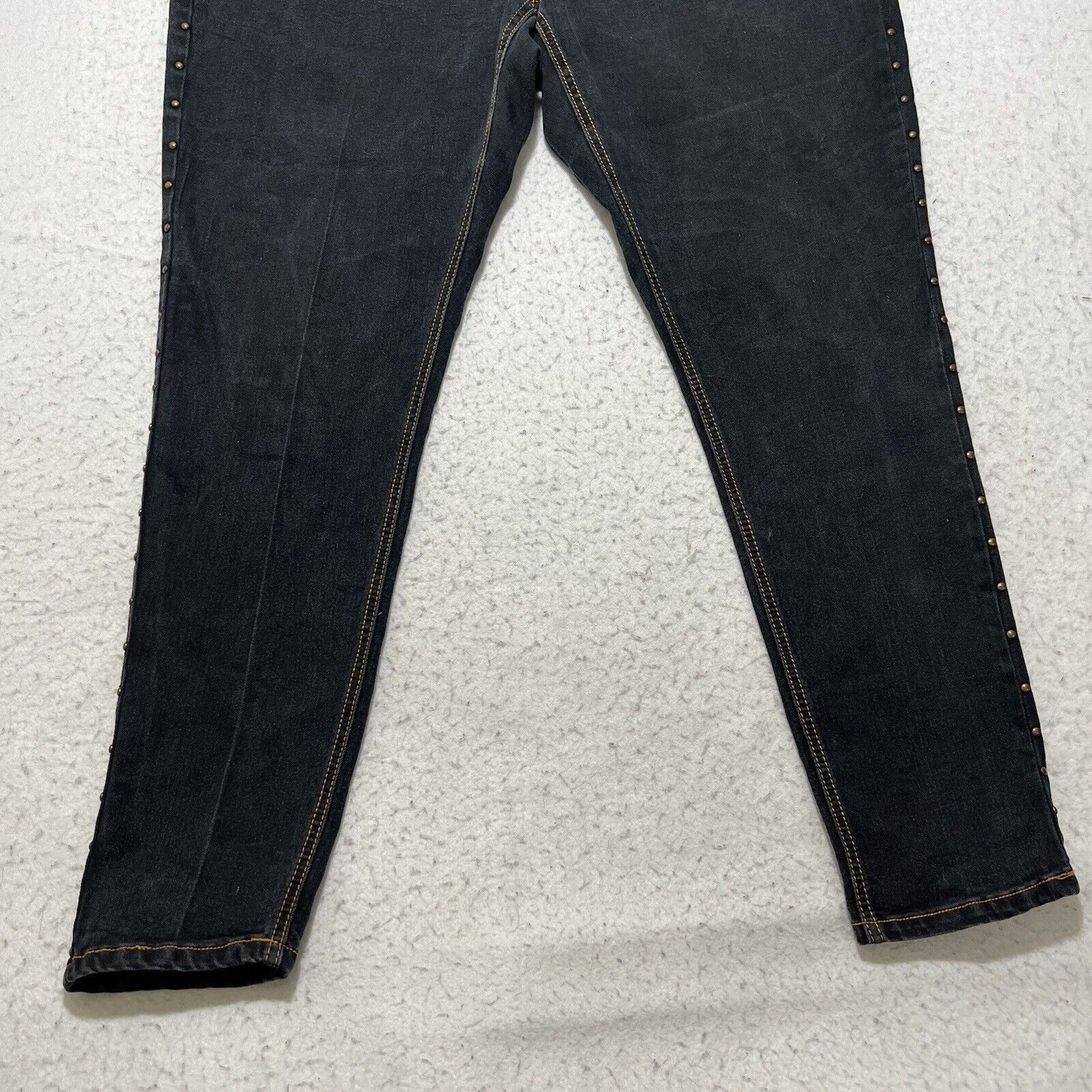 Southpole Vintage Southpole 3X Plus Skinny Jeans Studded Navy Jeans Size 40" / US 18 - 5 Thumbnail