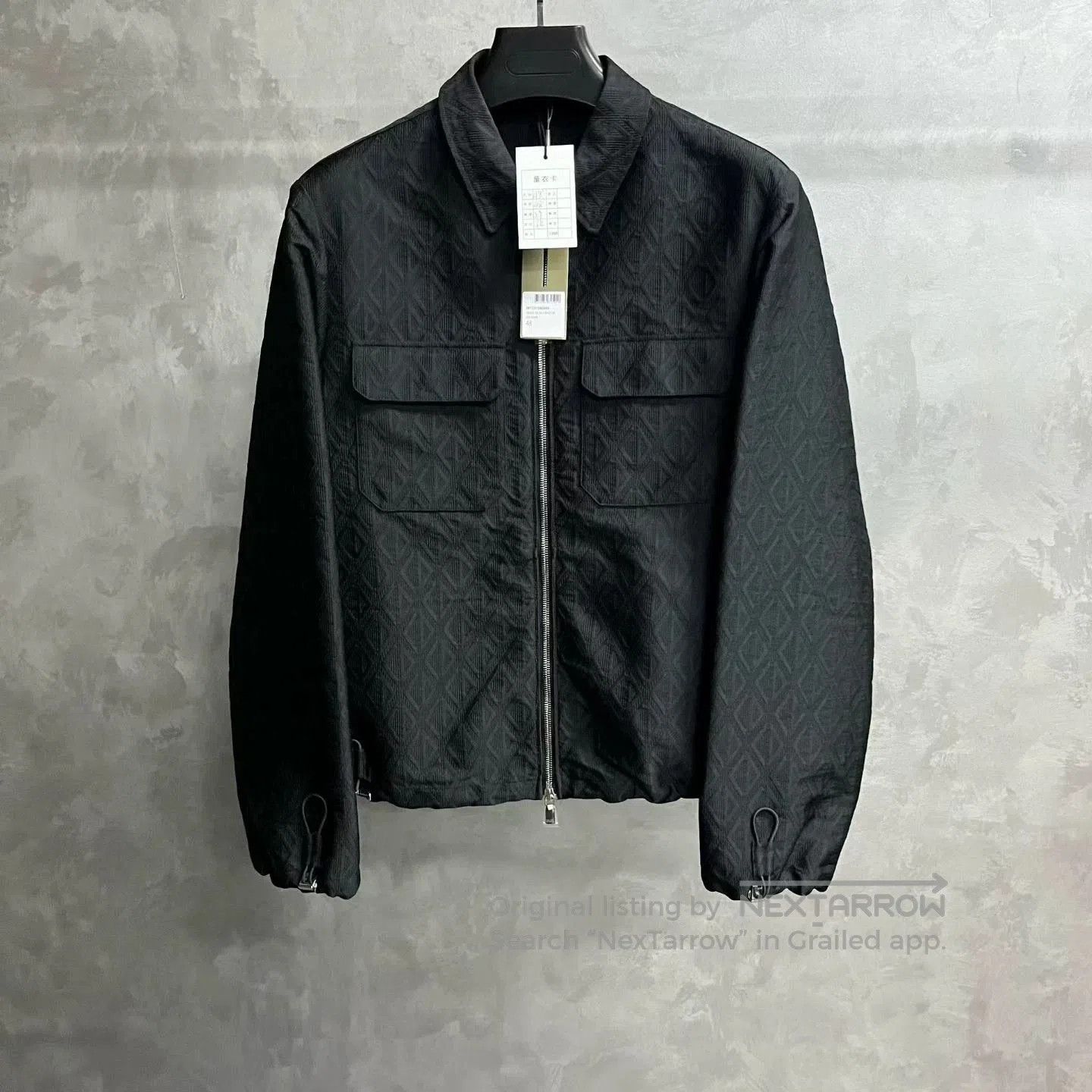 Dior dior black printed long sleeve jacket. Size US L / EU 52-54 / 3 - 1 Thumbnail