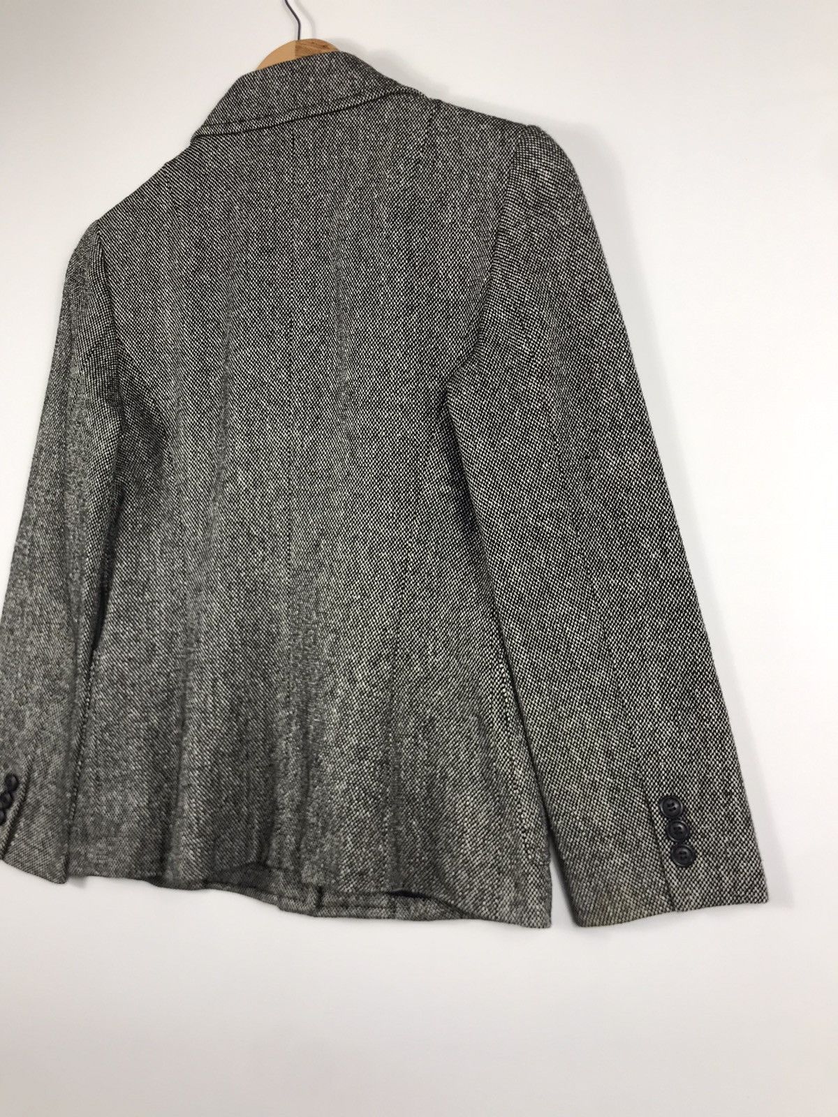 Burberry 🔥Burberry Wool Tweed Button Coat Jacket Size XS / US 0-2 / IT 36-38 - 15 Thumbnail