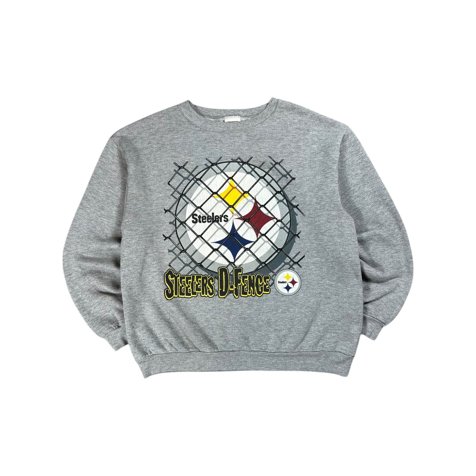 NFL × Vintage Vintage 90s CSA Pittsburgh Steelers D-Fence crewneck (L) Size US L / EU 52-54 / 3 - 1 Thumbnail