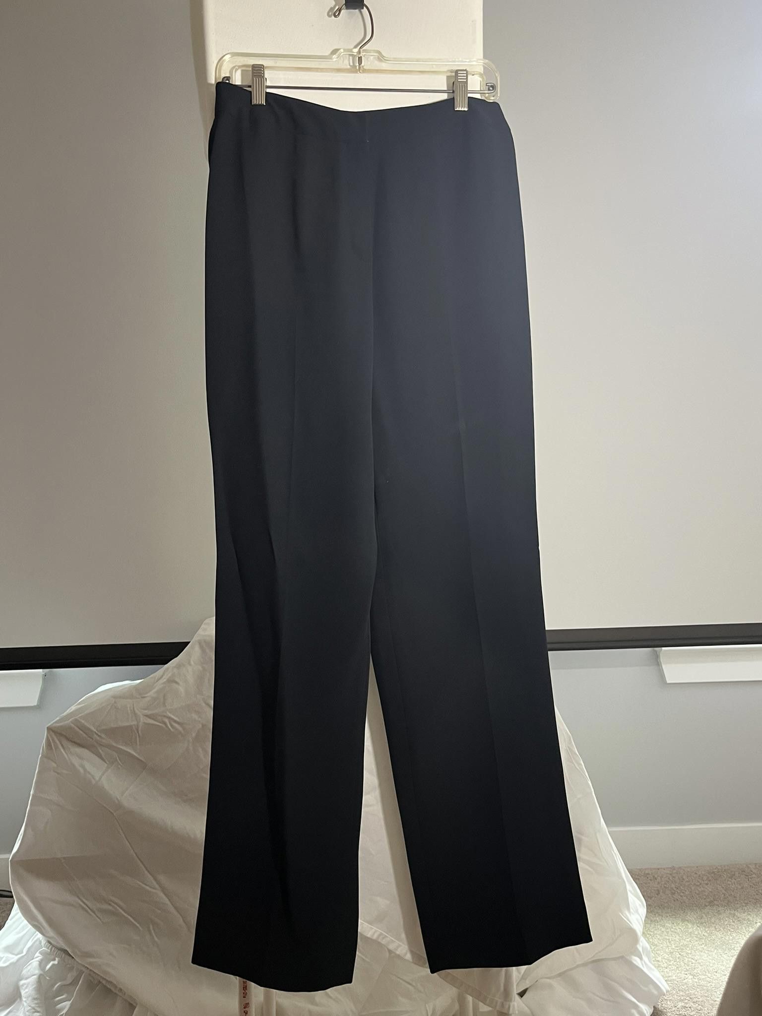 Jones New York Jones New York Women's Black Dress Pants, Size 10 Size 32" / US 10 / IT 46 - 1 Thumbnail