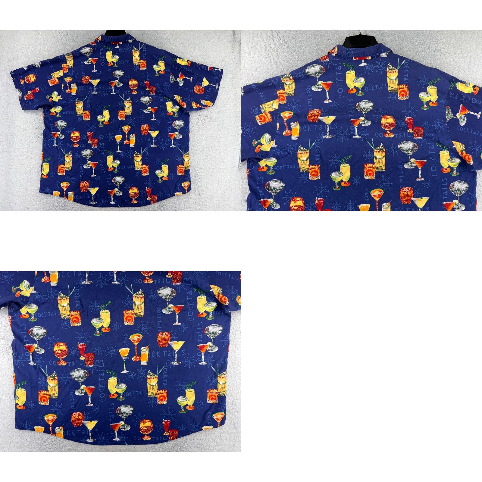 Vintage VINTAGE HWY 1 Shirt Men 3XL Blue Hawaiian Button-Up Casual Floral Aloha Luau Vacation 1950s 60s Mens Size US XXL / EU 58 / 5 - 9 Thumbnail