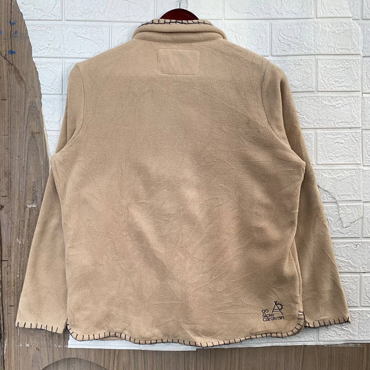 Japanese Brand × Vintage × go slow caravan Vintage Fleece Button Up Jacket by Go Slow Caravan Size US M / EU 48-50 / 2 - 6 Thumbnail