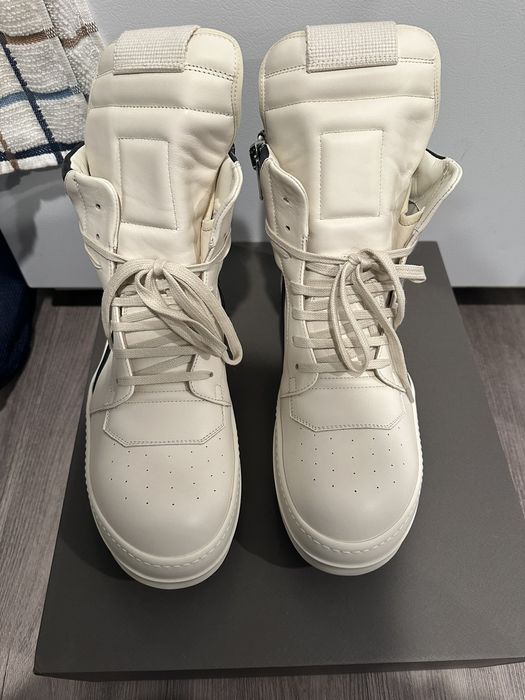 Rick Owens Rick owens geobasket milk black size 42 | Grailed