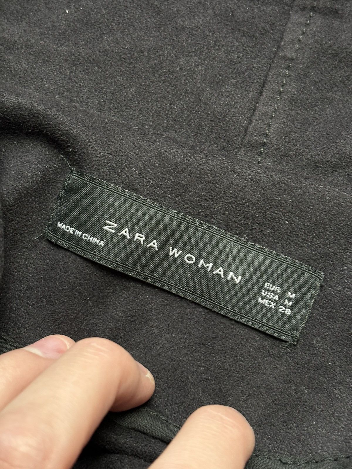 Zara Spraying asymmetric zip up archive jacket Size M / US 6-8 / IT 42-44 - 6 Thumbnail