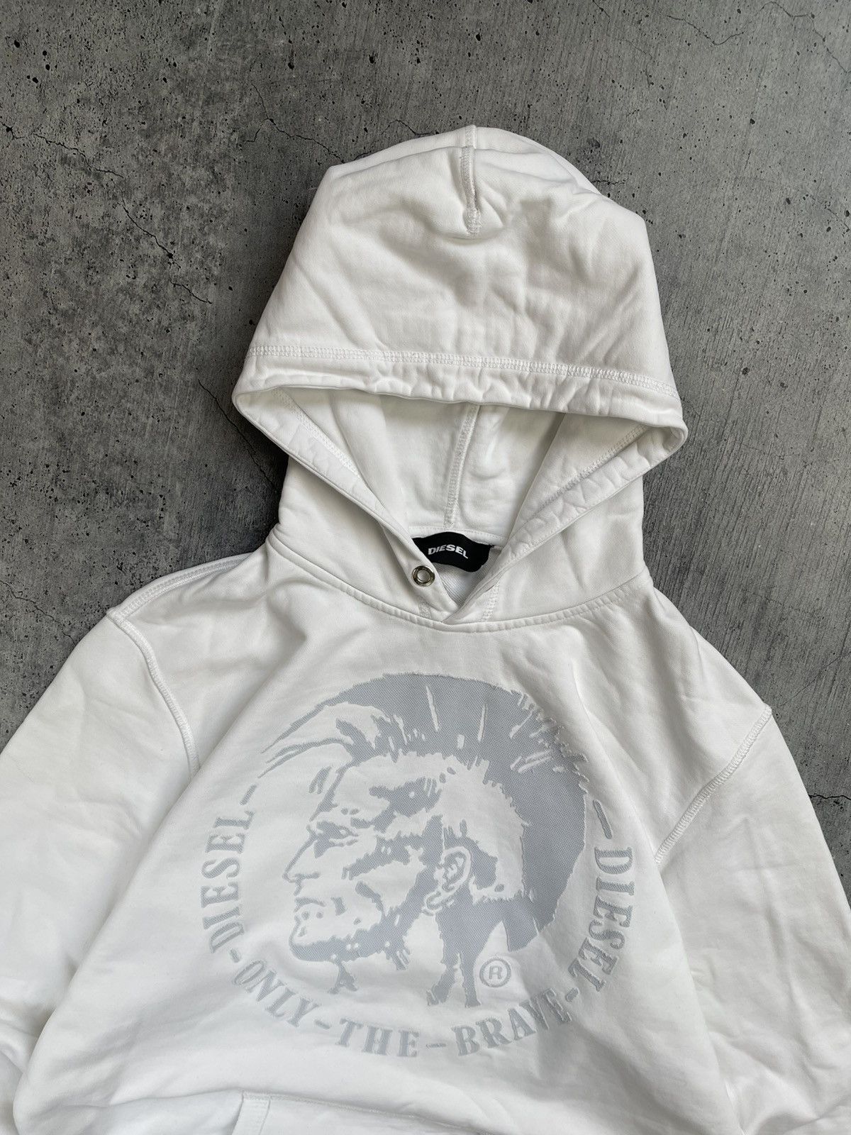 Other Y2K Diesel Sweatshirt Hoodie Big Center Logo Vintage Size US L / EU 52-54 / 3 - 3 Thumbnail