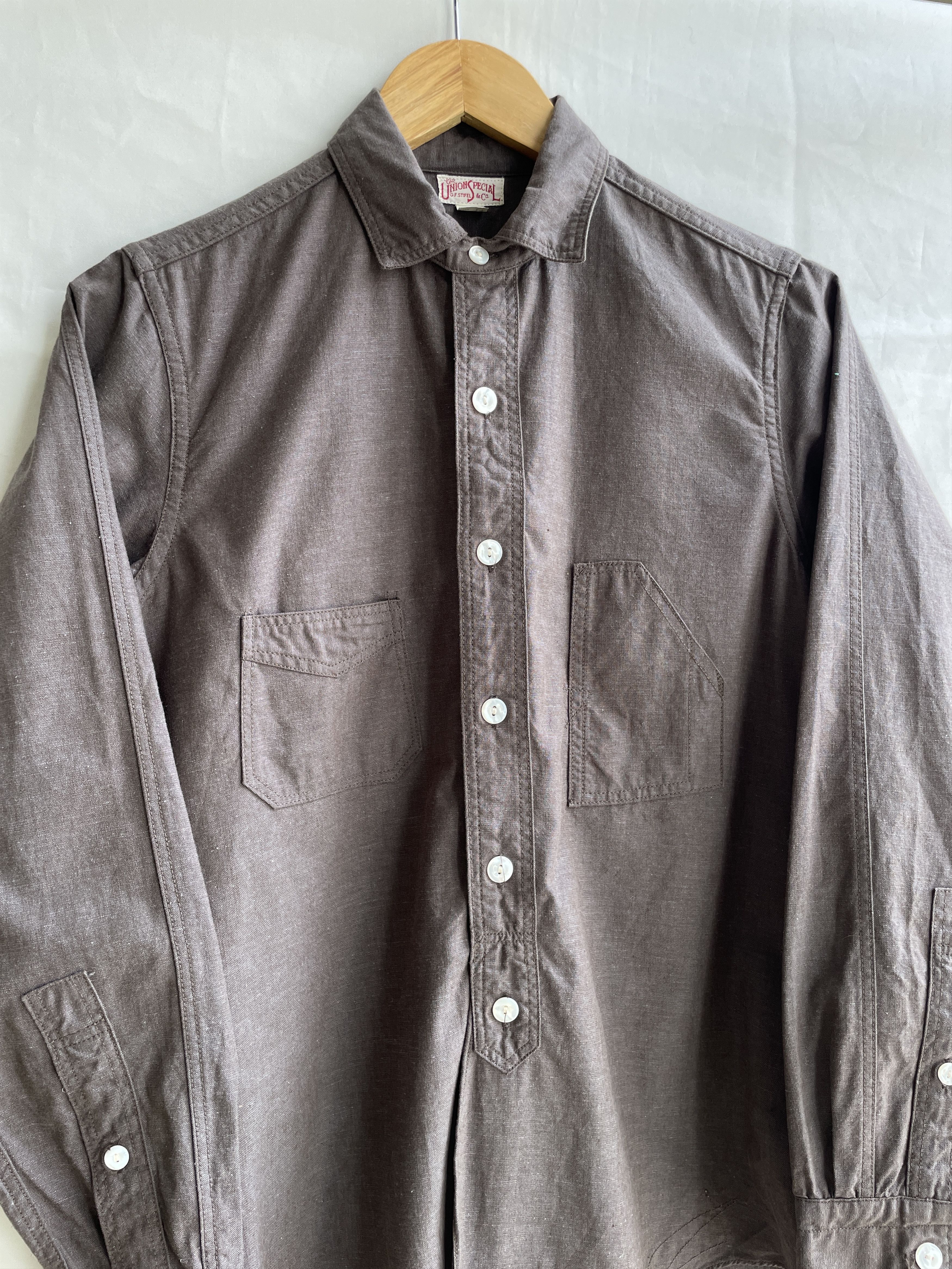 Other The Union Special G.F. Stifel Co 1920s Work Chambray Shirt Size US XS / EU 42 / 0 - 3 Thumbnail