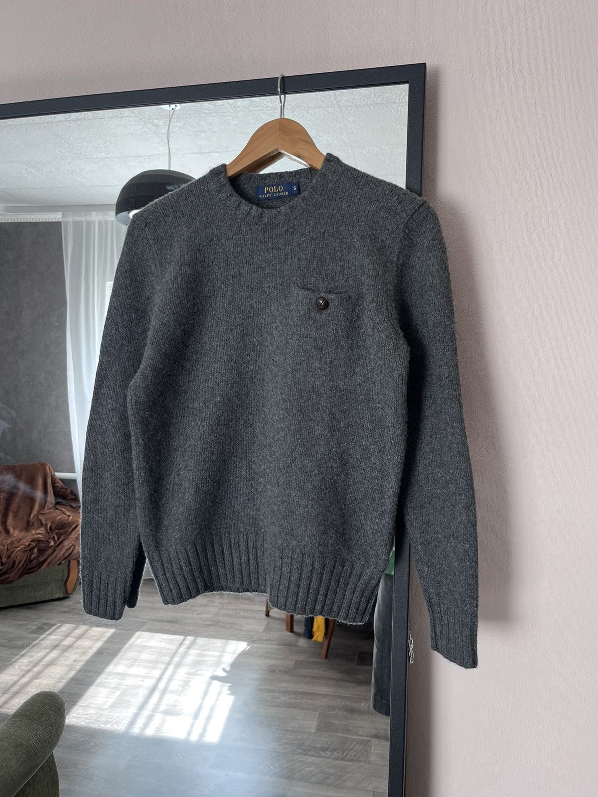 Polo Ralph Lauren Vintage Polo Ralph Lauren Wool Pocke Sweater Size S / US 4 / IT 40 - 1 Thumbnail