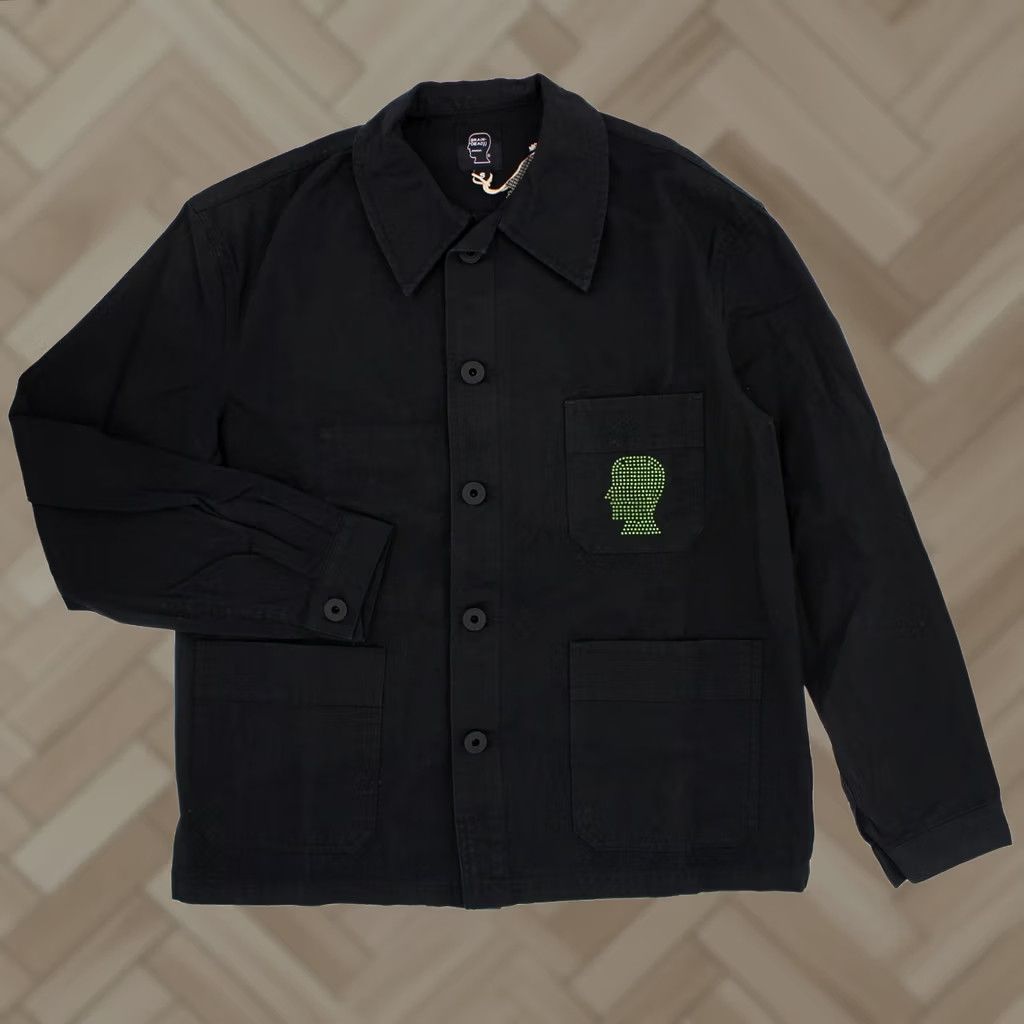 Brain Dead Brain Dead Squirrel Rhinestone Coat / Button-Up Shirt Jacket Unisex Slim Black N/A XS? Size S / US 4 / IT 40 - 1 Thumbnail