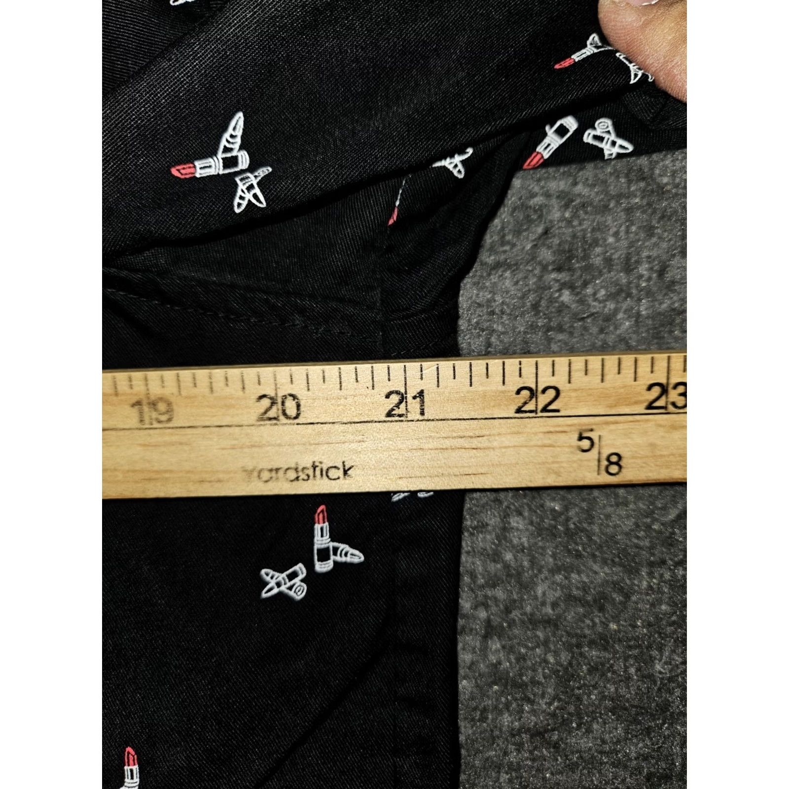 Vintage 5.11 Tactical Womens Large Black AOP Cosmetic Workwear Roll Tab Button Up Shirt Size L / US 10 / IT 46 - 3 Thumbnail