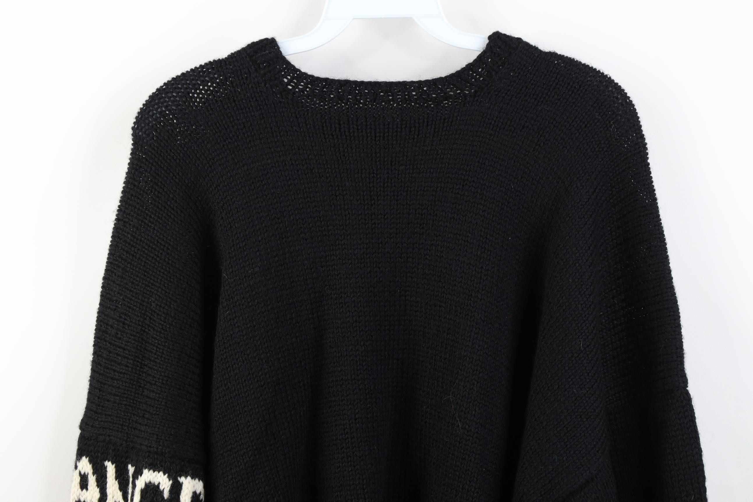 Vintage Vintage 90s Spell Out Michelangelo David Art Cropped Sweater Size XL / US 12-14 / IT 48-50 - 11 Thumbnail