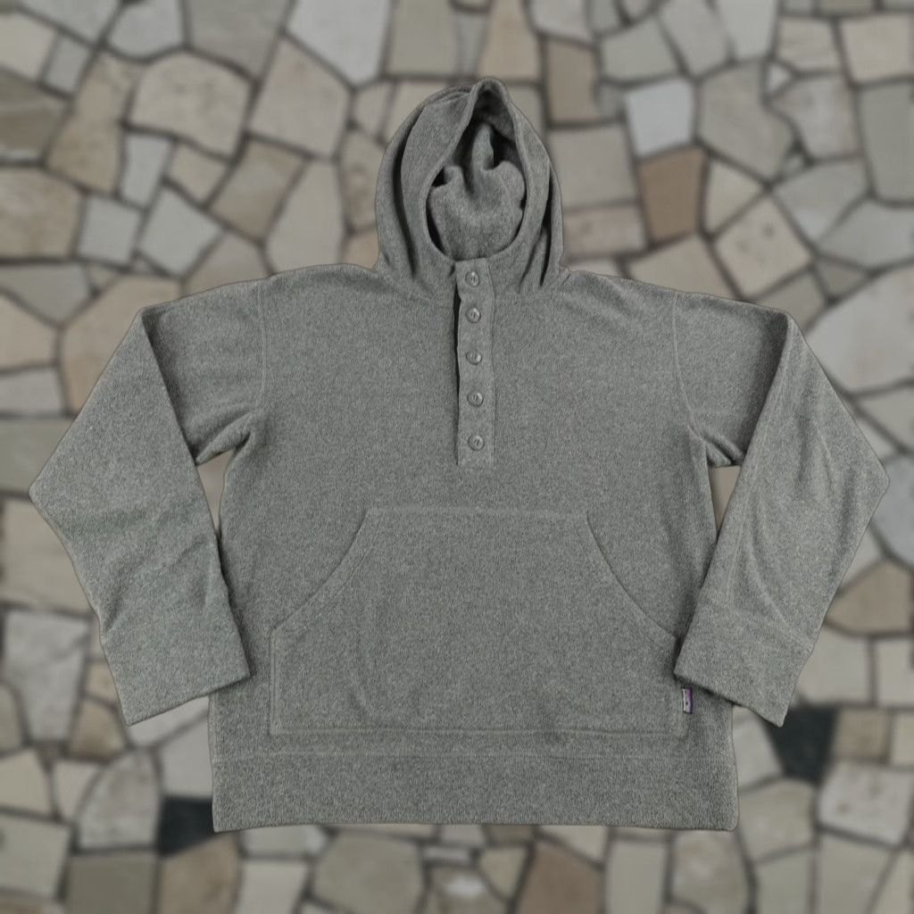 Patagonia Patagonia Hoodie XS Gray Fleece Pullover Jacket Mens Hooded Sweatshirt Size US XS / EU 42 / 0 - 1 Thumbnail