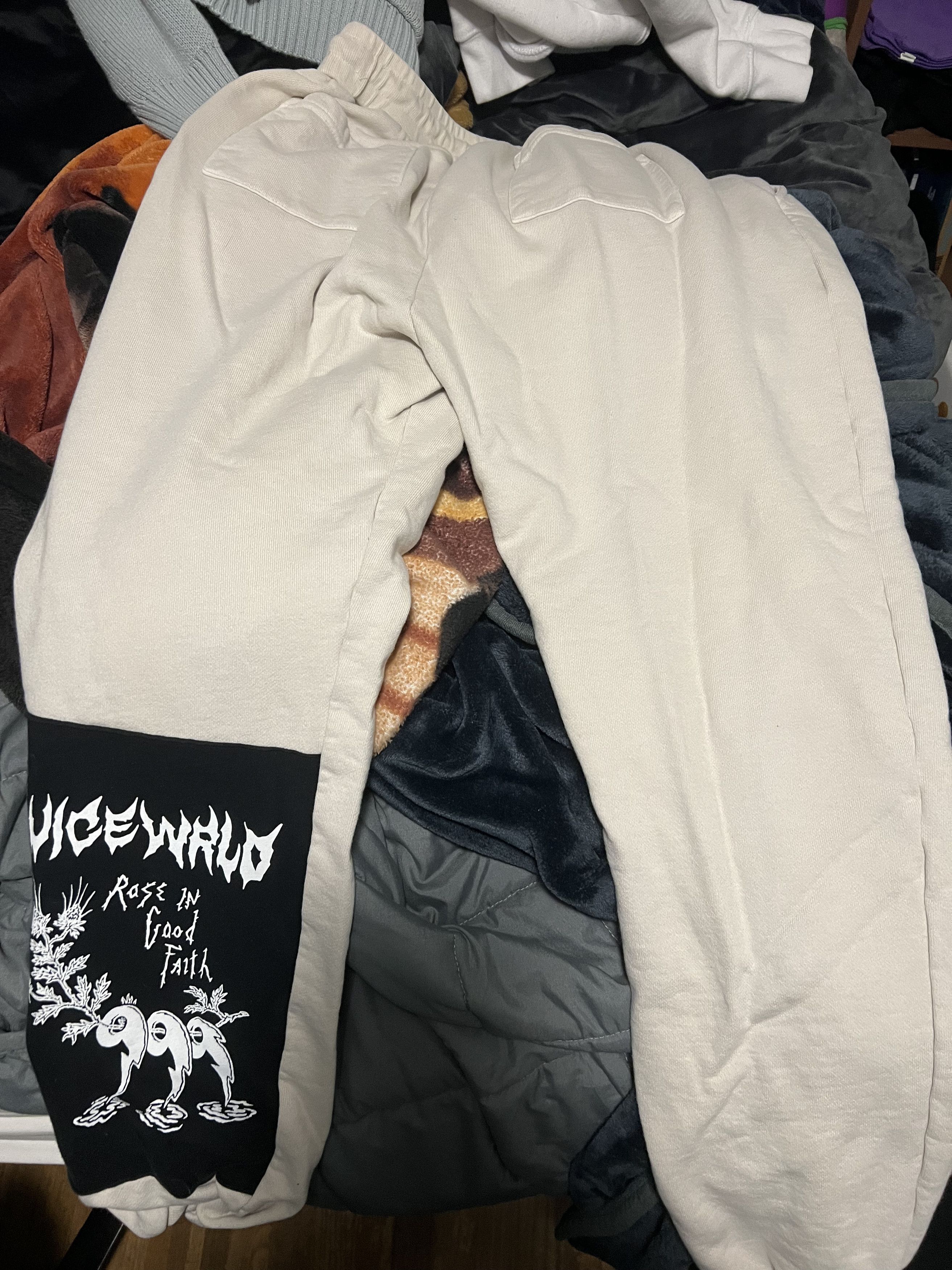 ROSE IN GOOD FAITH ROSE IN GOOD FAITH X JUICE WRLD Patch Pant Grailed