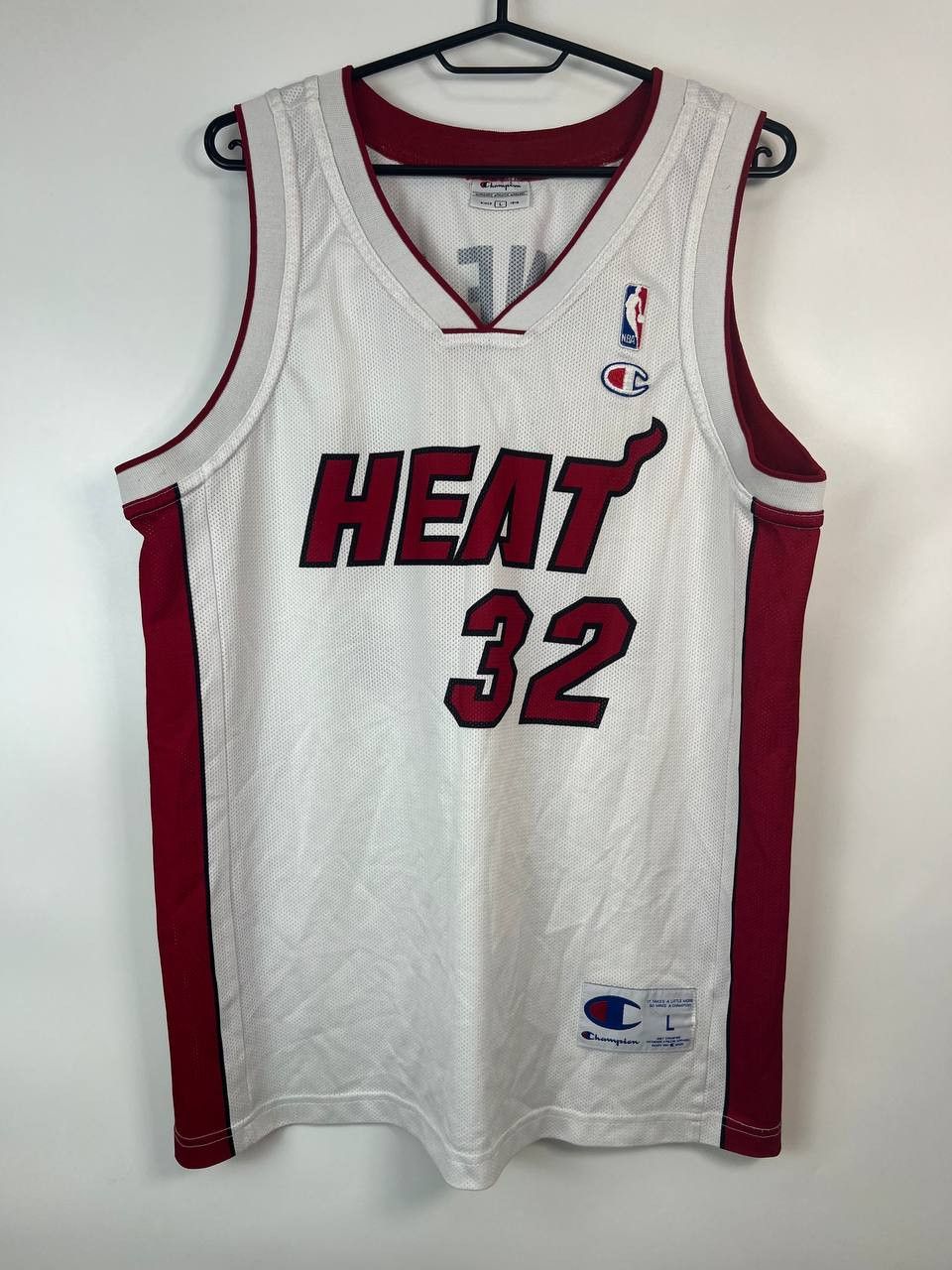 Champion Miami Heat Shaquille O'Neal #32 NBA Jersey Sz L