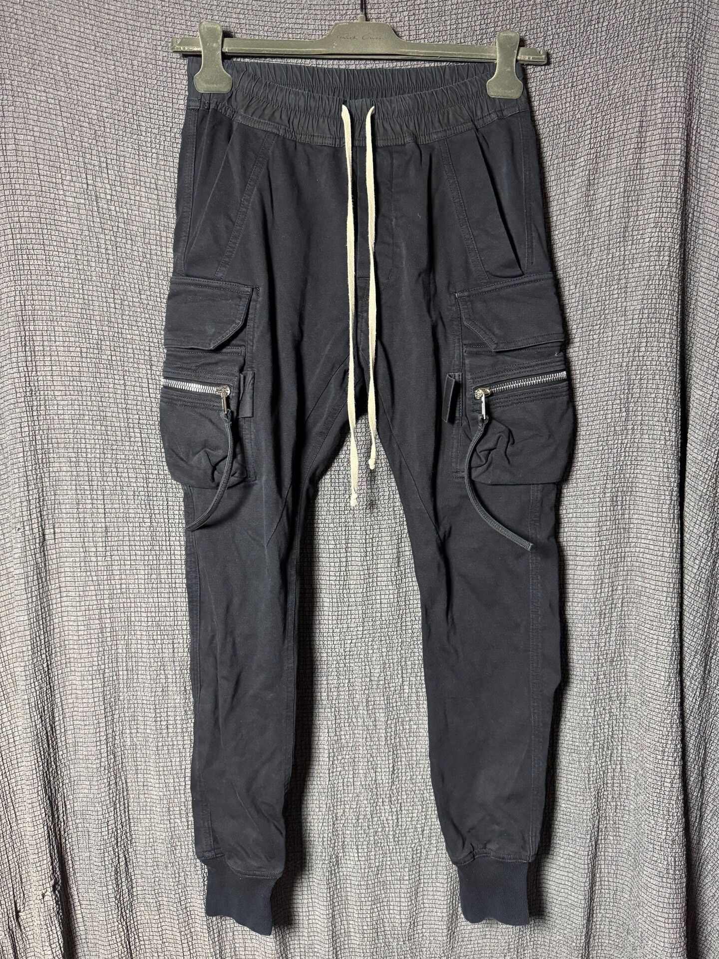 Rick Owens rick owens multi-pocket drawstring cargo pants Size US 38 / EU 54 - 1 Thumbnail