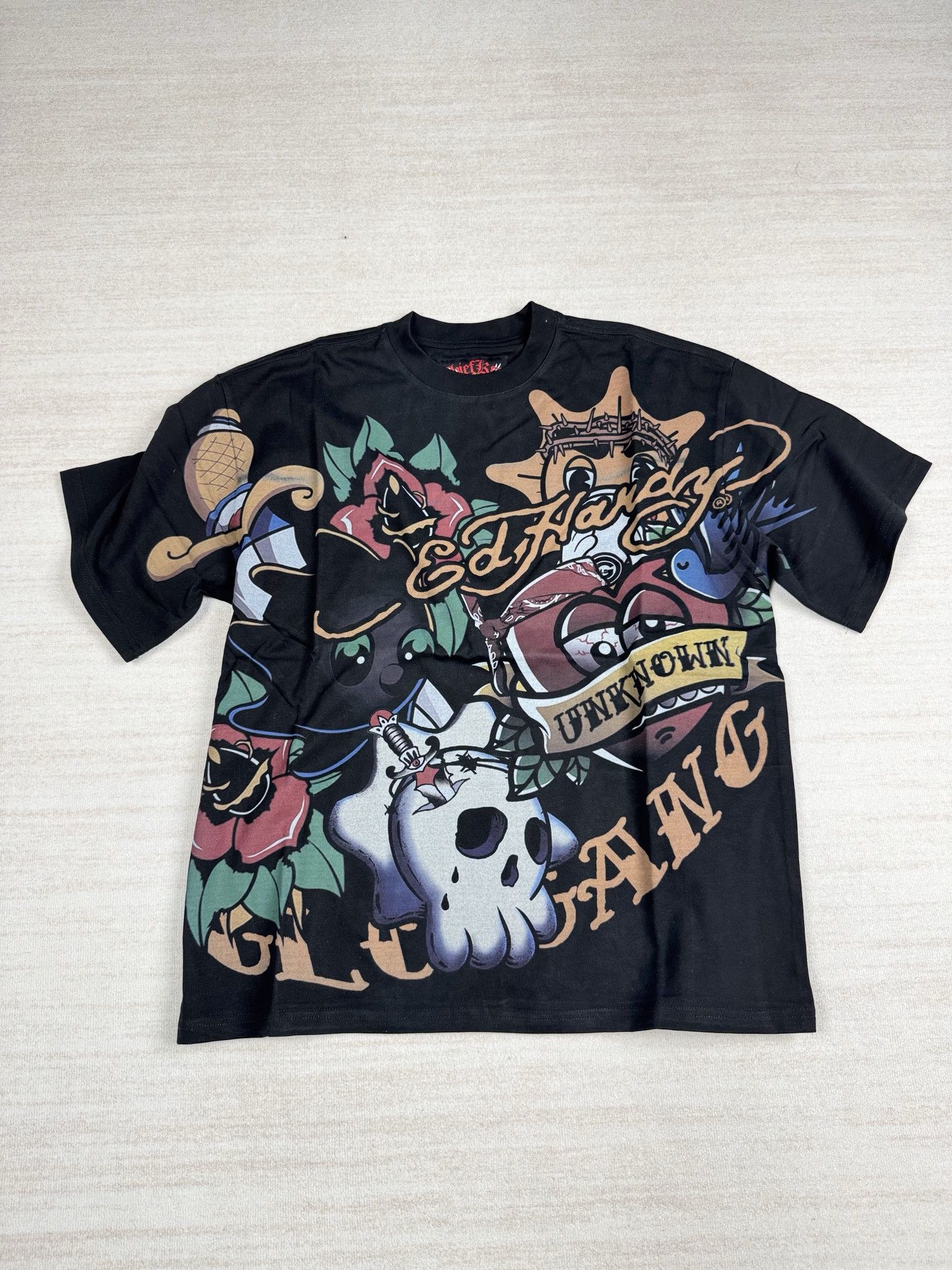 Ed Hardy × Glo Gang × Unknown London Chef keef ed hardy tee Size US M / EU 48-50 / 2 - 1 Thumbnail