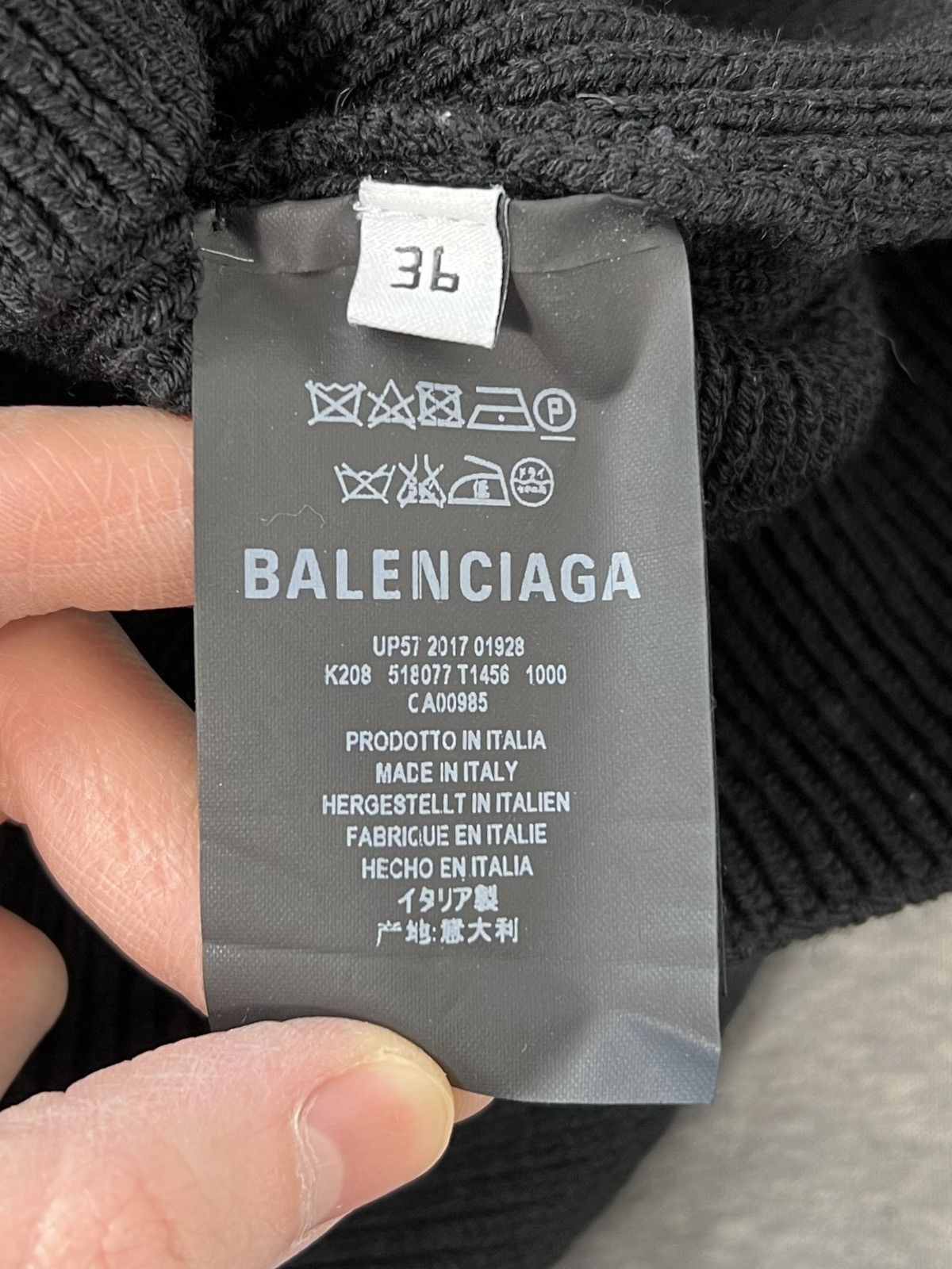 Balenciaga Sweater Turtleneck Balenciaga 2018 black women high end Size S / US 4 / IT 40 - 6 Thumbnail