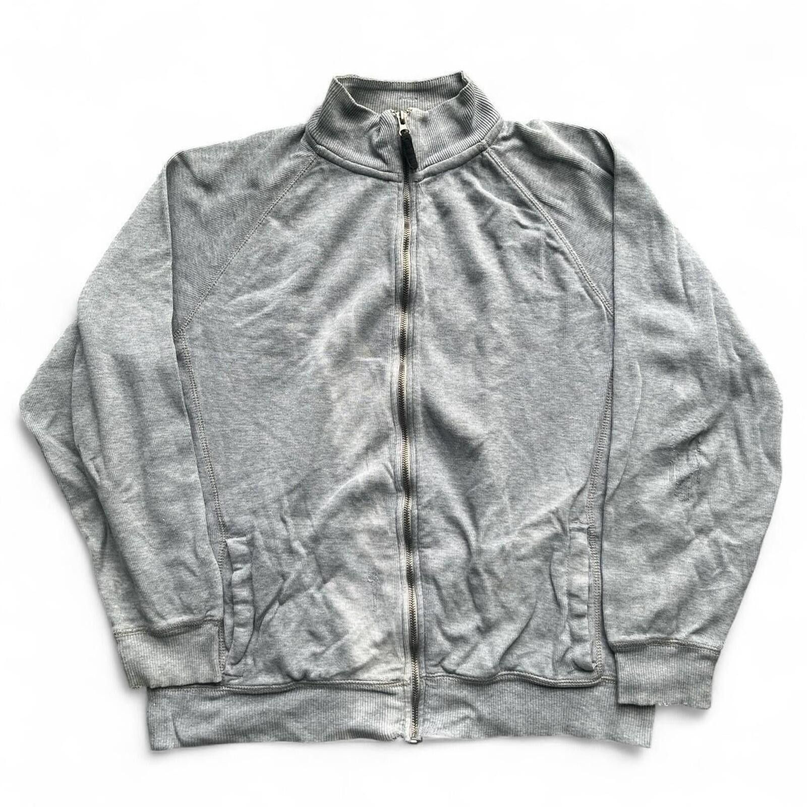 Unknown London Gray Full Zip Long Sleeve Sweatshirt Jacket Size US M / EU 48-50 / 2 - 1 Thumbnail