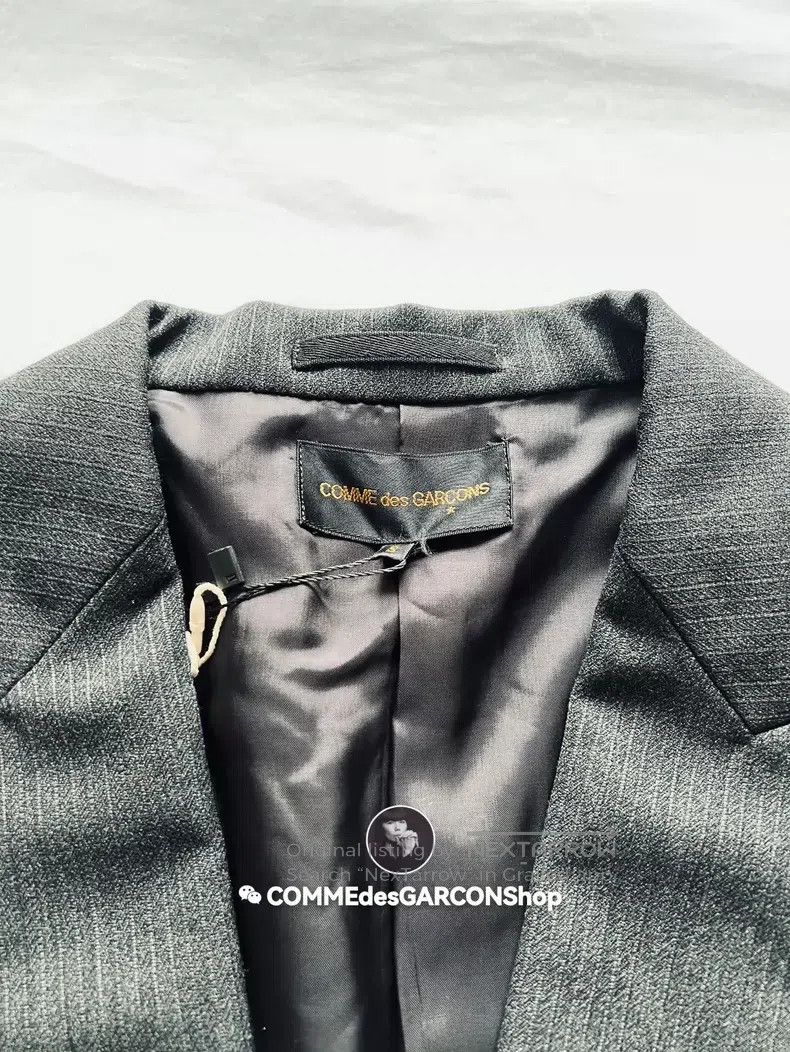 Comme des Garcons Comme Des Garcons Multi-material mosaic flower dark coat Size US S / EU 44-46 / 1 - 6 Thumbnail