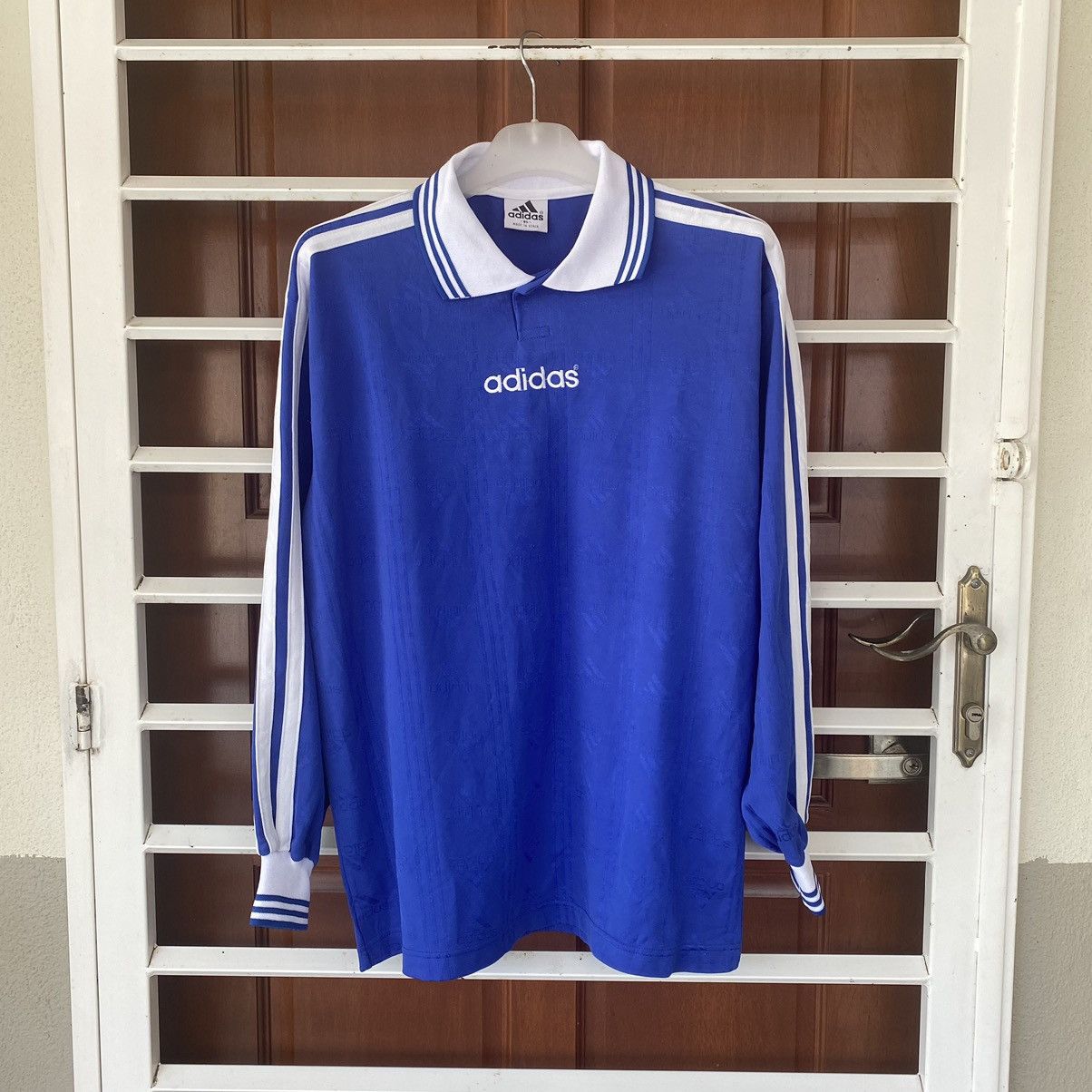 Adidas × Vintage Vintage Adidas long sleeve monogram jersey Size US M / EU 48-50 / 2 - 1 Thumbnail