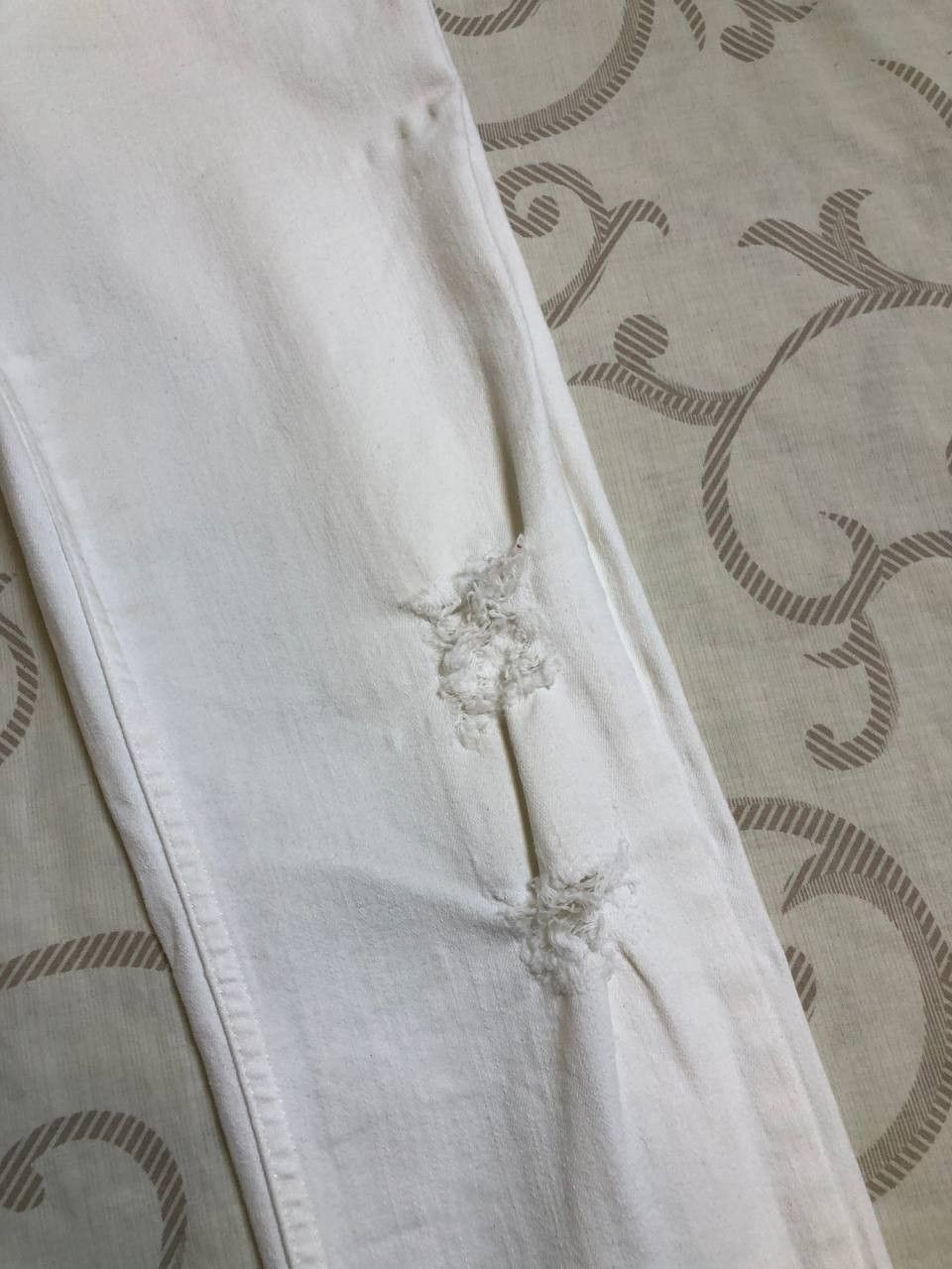Allsaints ALL SAINTS Women's Fit skinny Distressed jeans white Size 28" / US 6 / IT 42 - 9 Thumbnail