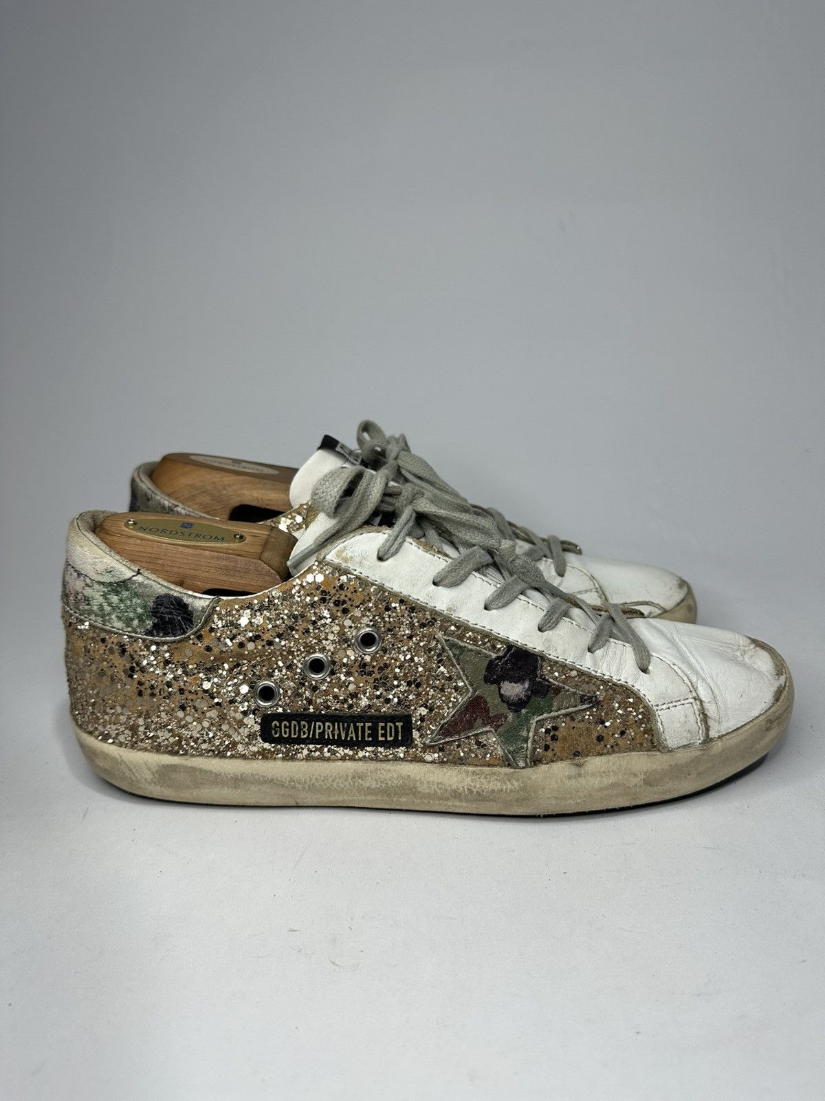 Golden Goose Golden Goose Superstar Camo Glitter Limited Edition Sneakers Size US 8 / EU 41 - 1 Thumbnail