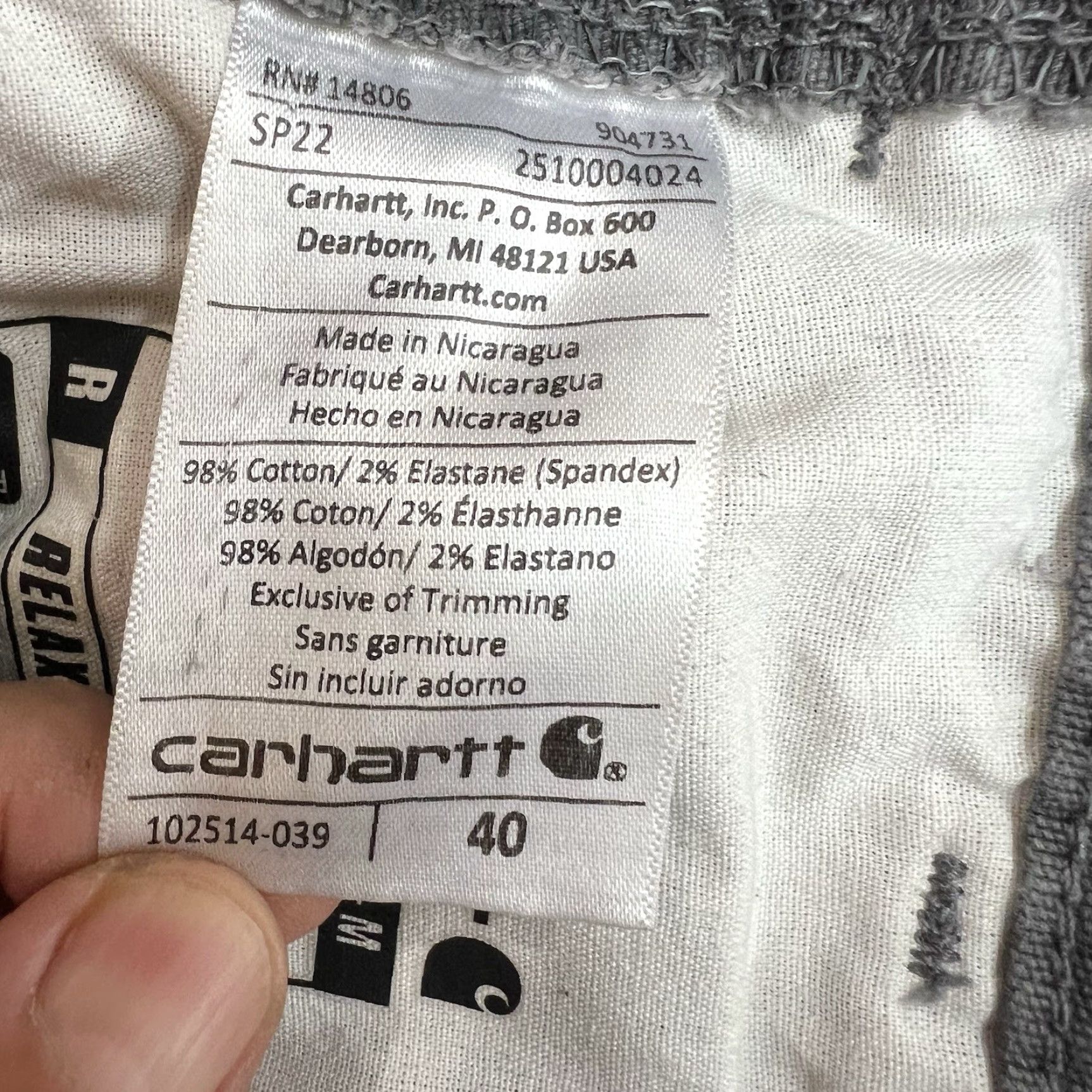Carhartt Carhartt Rugged Flex Cargo Shorts Mens Size 40 Gray Distressed 10 In Inseam Size US 40 / EU 56 - 7 Thumbnail